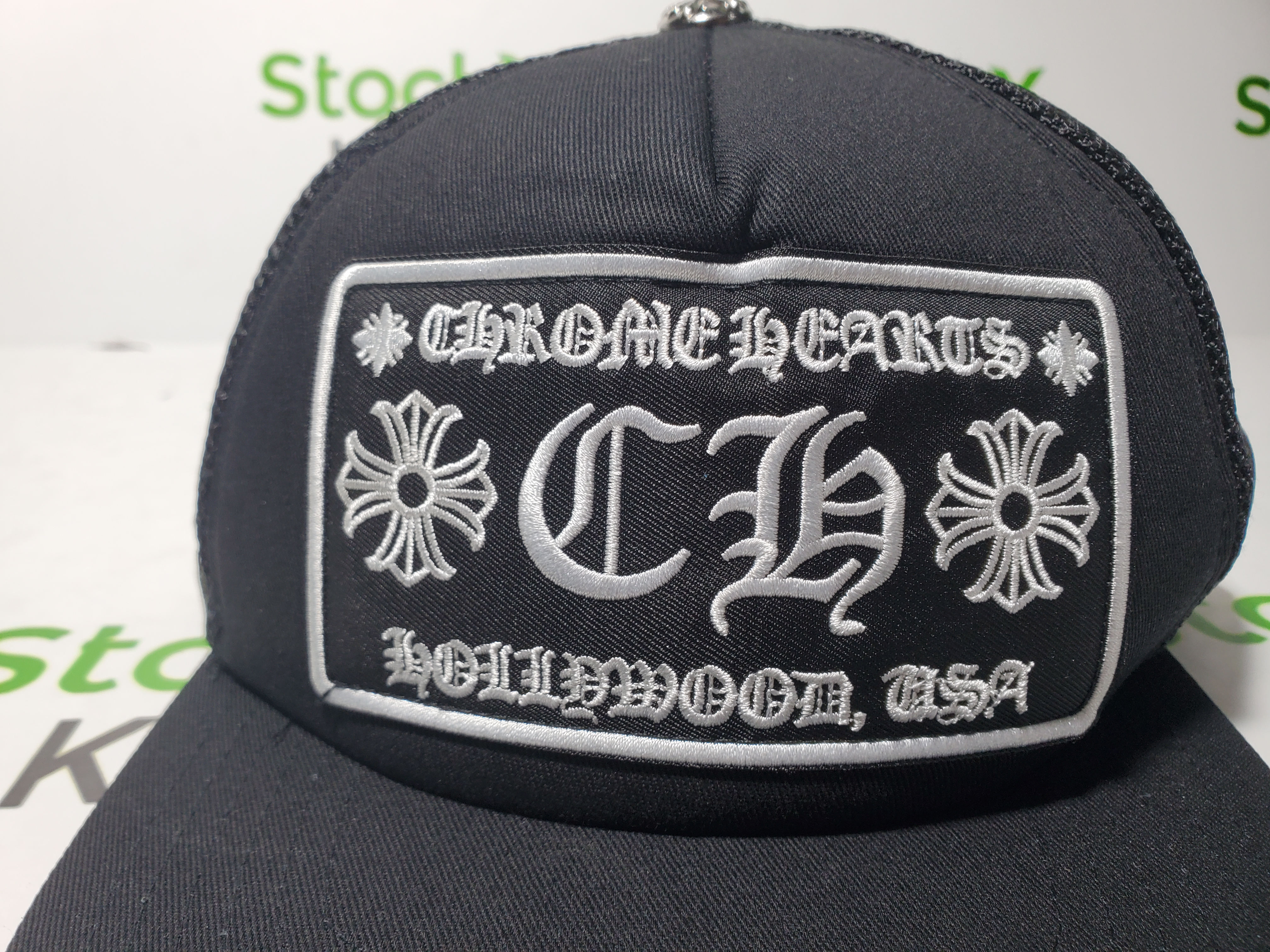 [Add One] Chrome Hearts CH Hollywood Trucker Hat Black/Black CK0723 review Stockicks 05