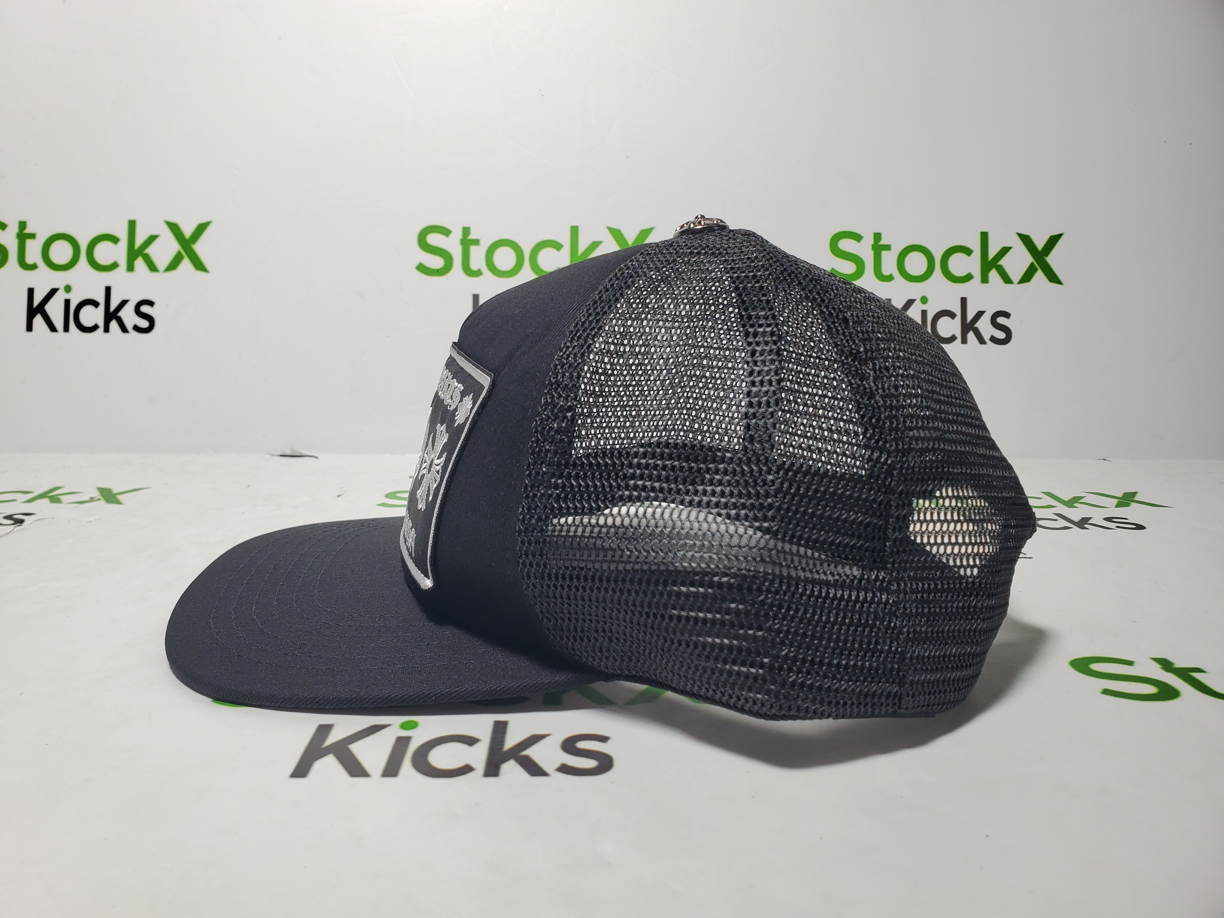 [Add One] Chrome Hearts CH Hollywood Trucker Hat Black/Black CK0723 review Stockicks 02