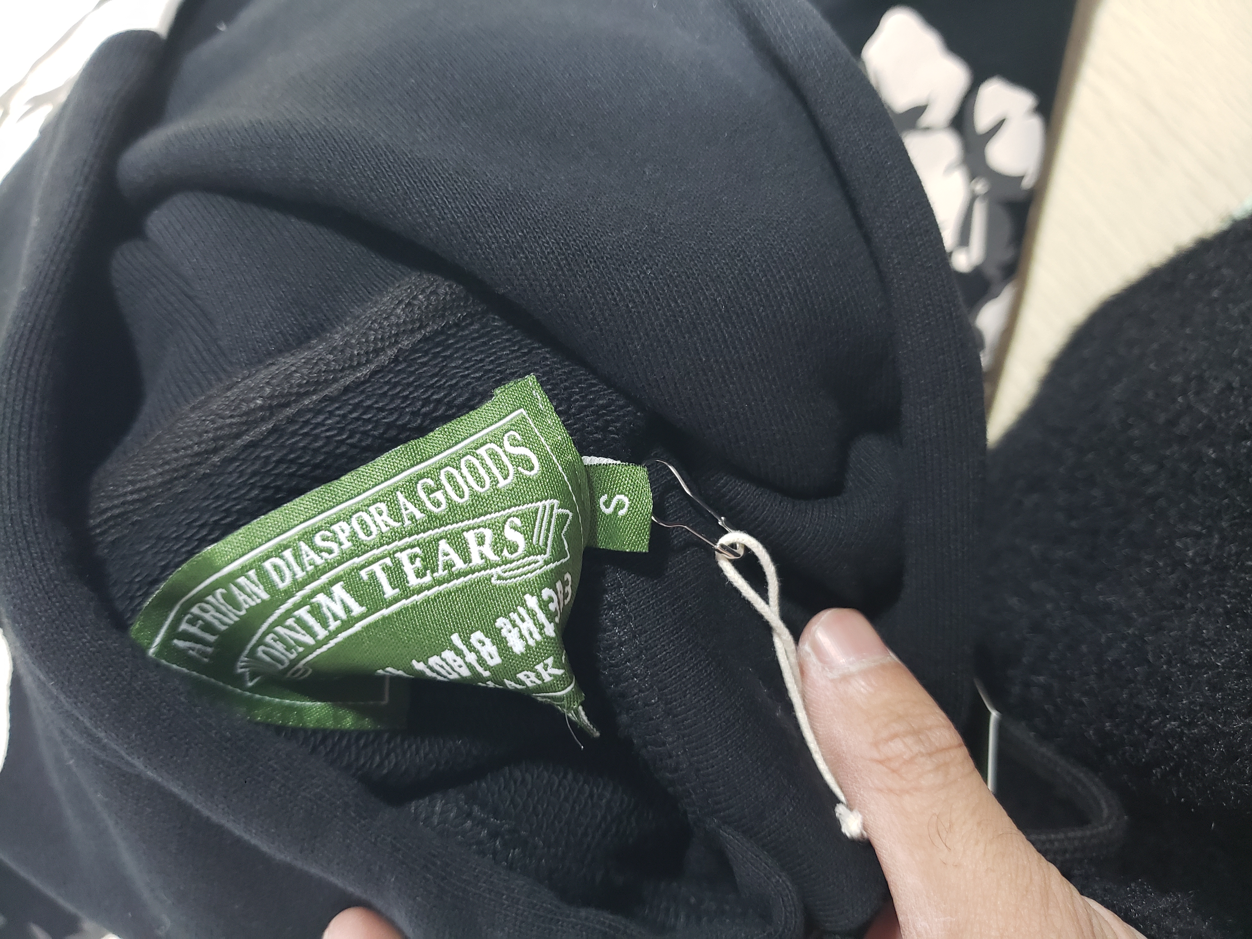 Denim Tears x CPFM Cactus Tears Wreath Hoodie Black YZ 241209 review Stockicks 00