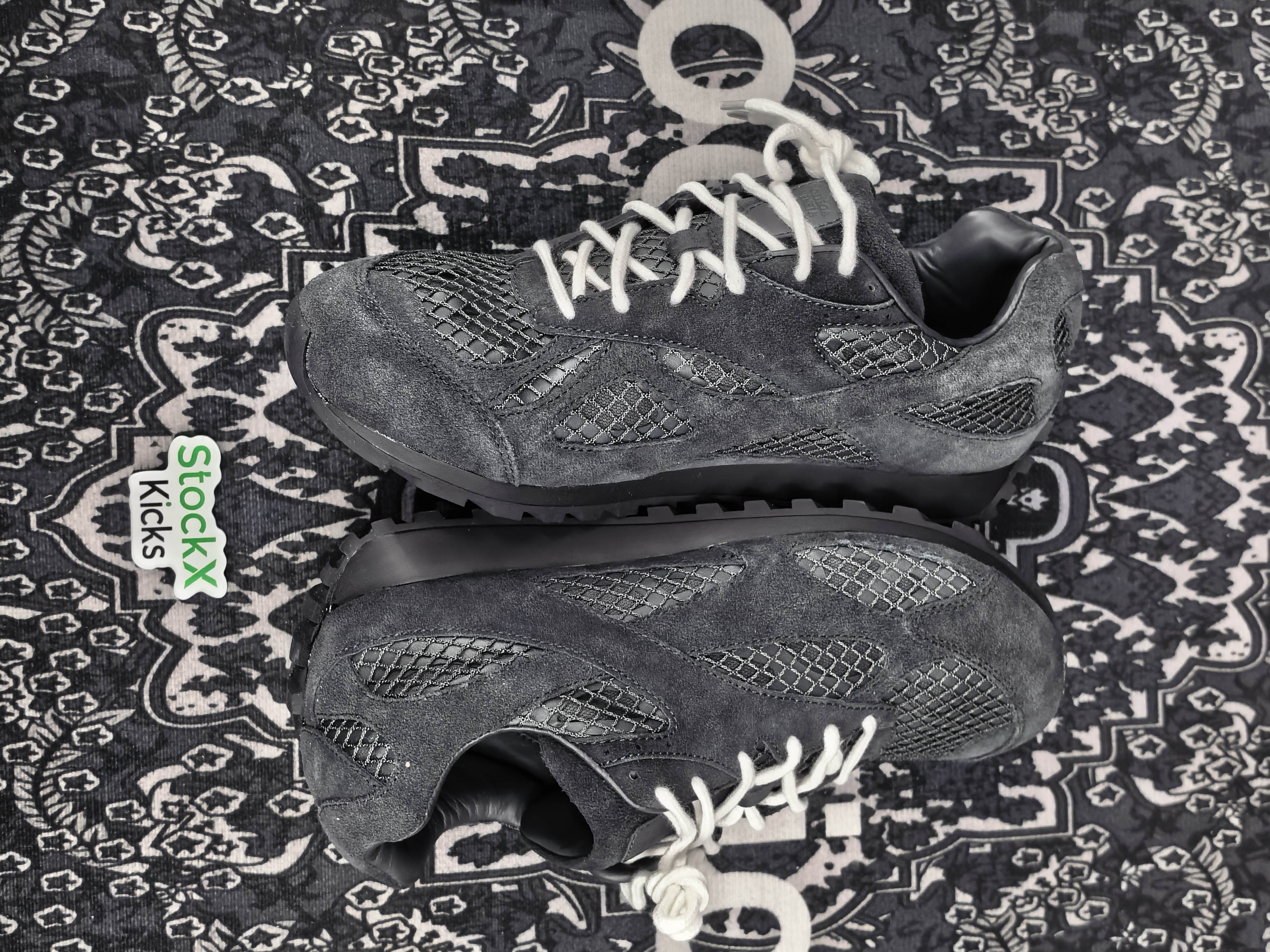 Bottega Veneta Orbit Sneakers Black Gray review STOCKXKICKS 02