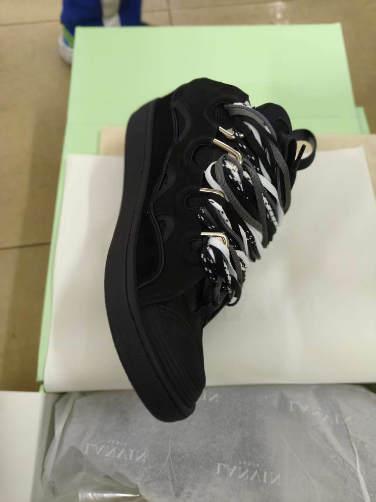 Lanvin Curb Sneaker Black PB250221 review stockxkicks 02
