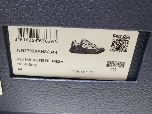 Dior B30 Sneakers Dark Grey 3SN27ZIR-16536 review 