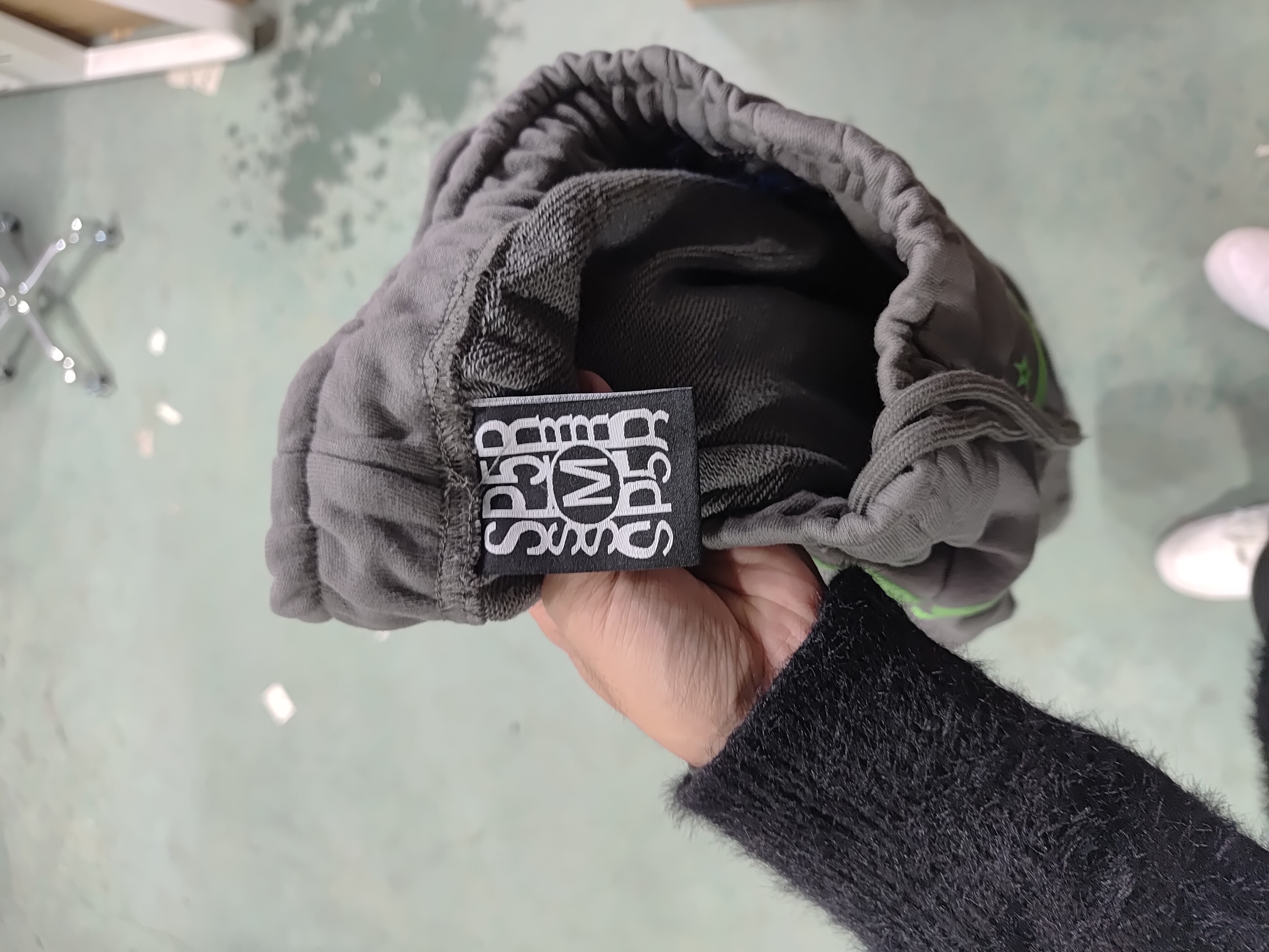 Sp5der Wait Web Sweatpant Slate Grey review Stockicks 00