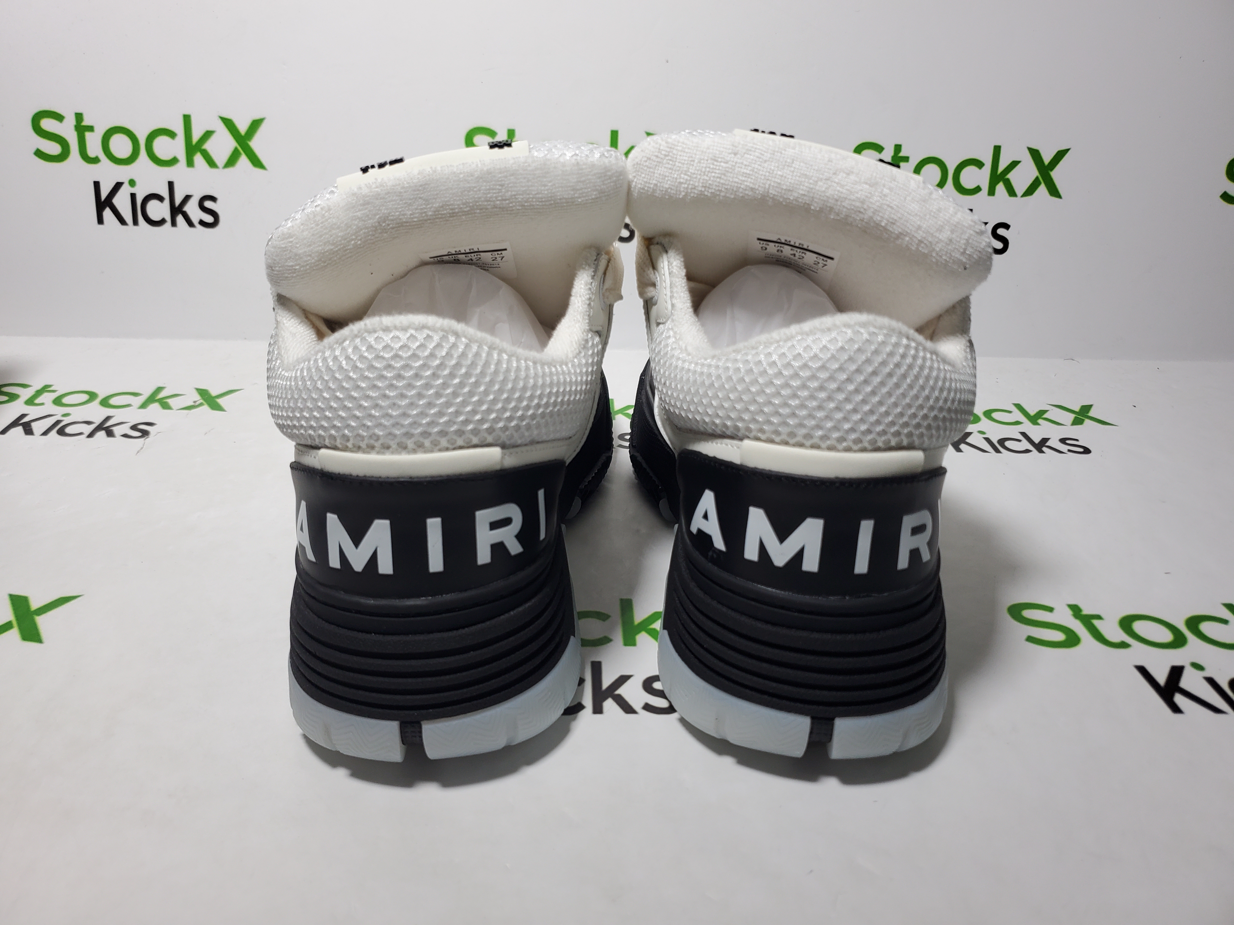 Amiri MA-1 Sneakers Panda White Black review Stockicks 03