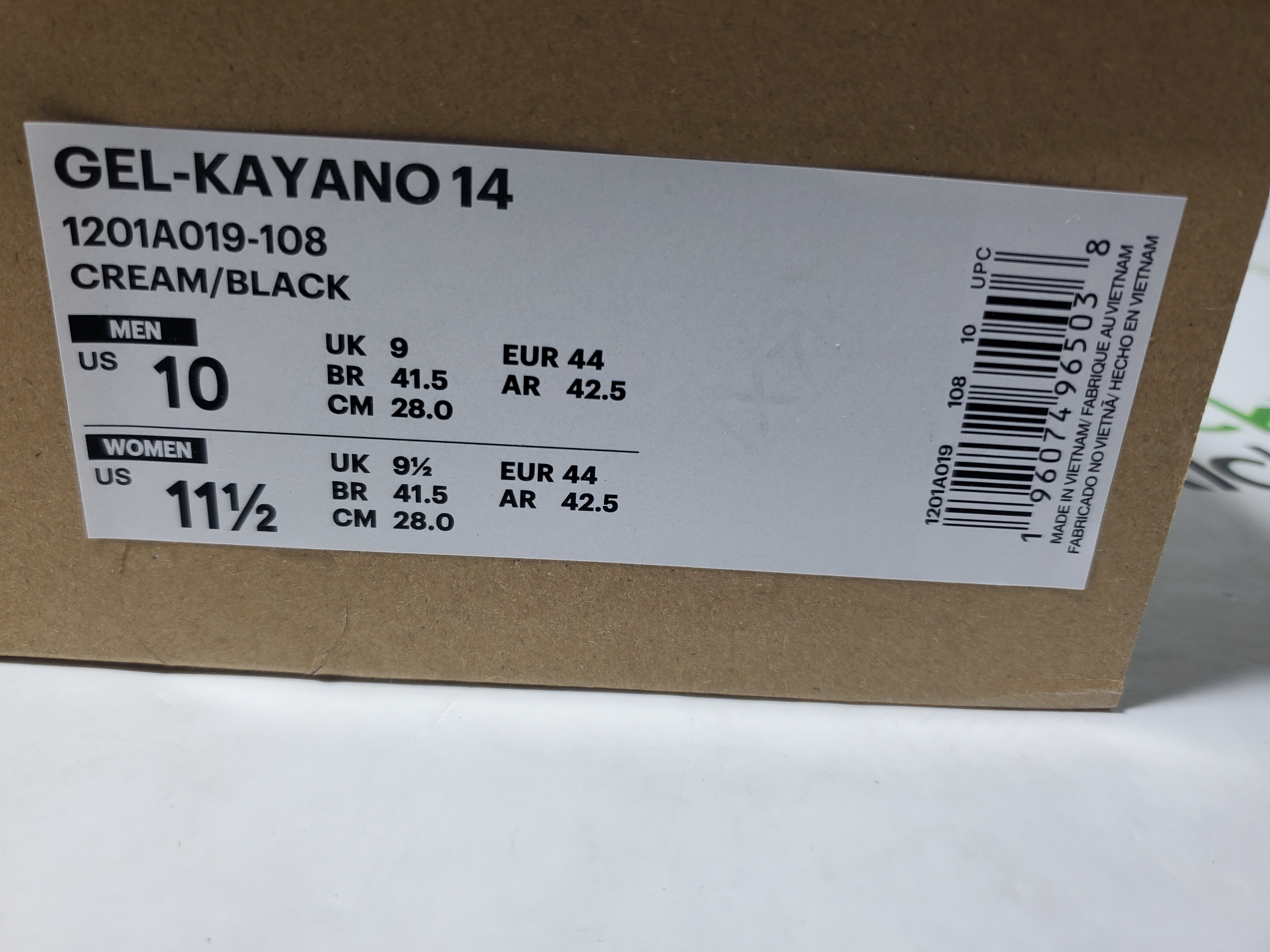 ASICS Gel-Kayano 14 Cream Black Metallic Plum 1201A019-108 review Stockicks 00