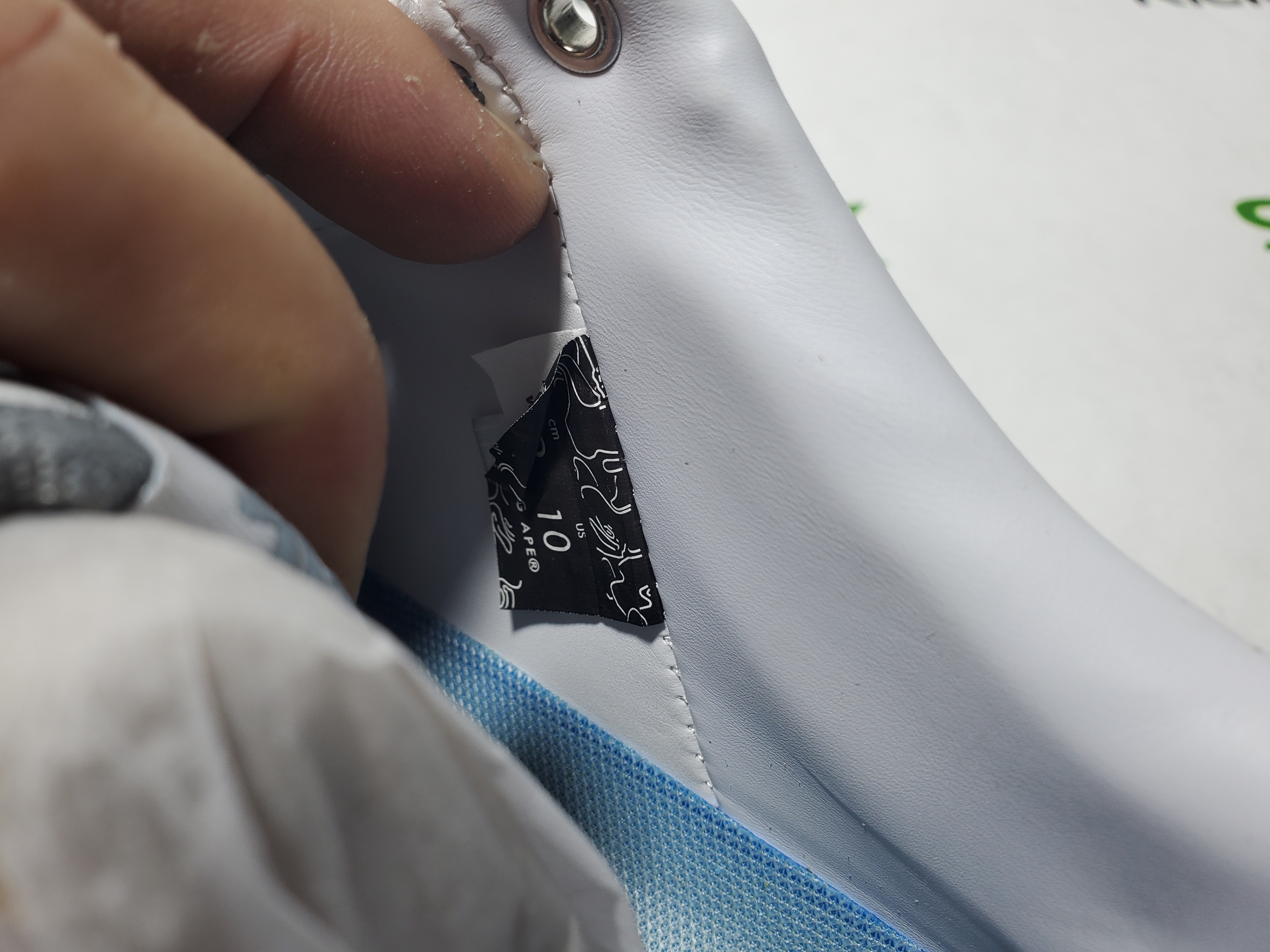 A BATHING APE Bape Sta White White Gray OZXSHMX91310N review Stockicks 06