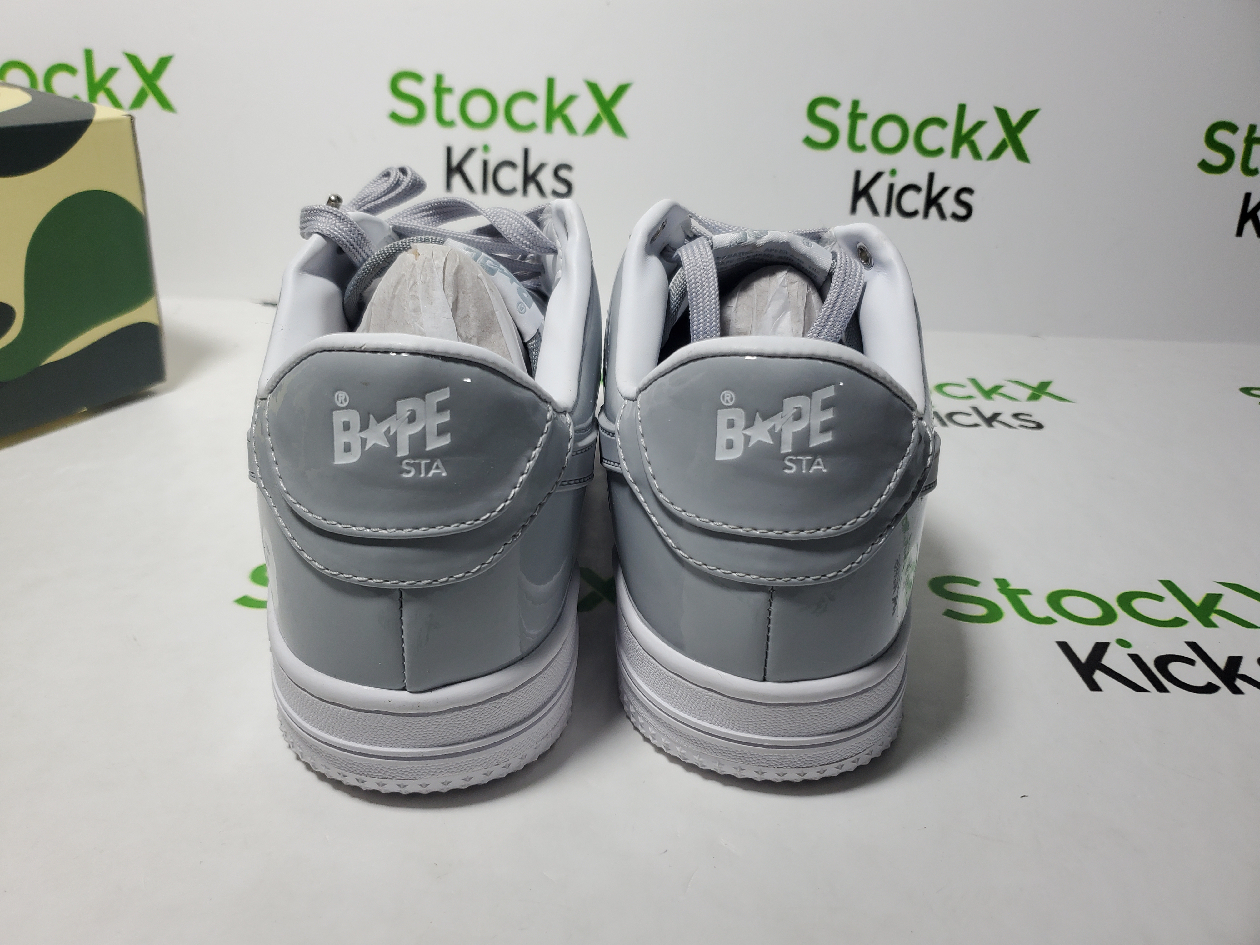 A BATHING APE Bape Sta White White Gray OZXSHMX91310N review Stockicks 03