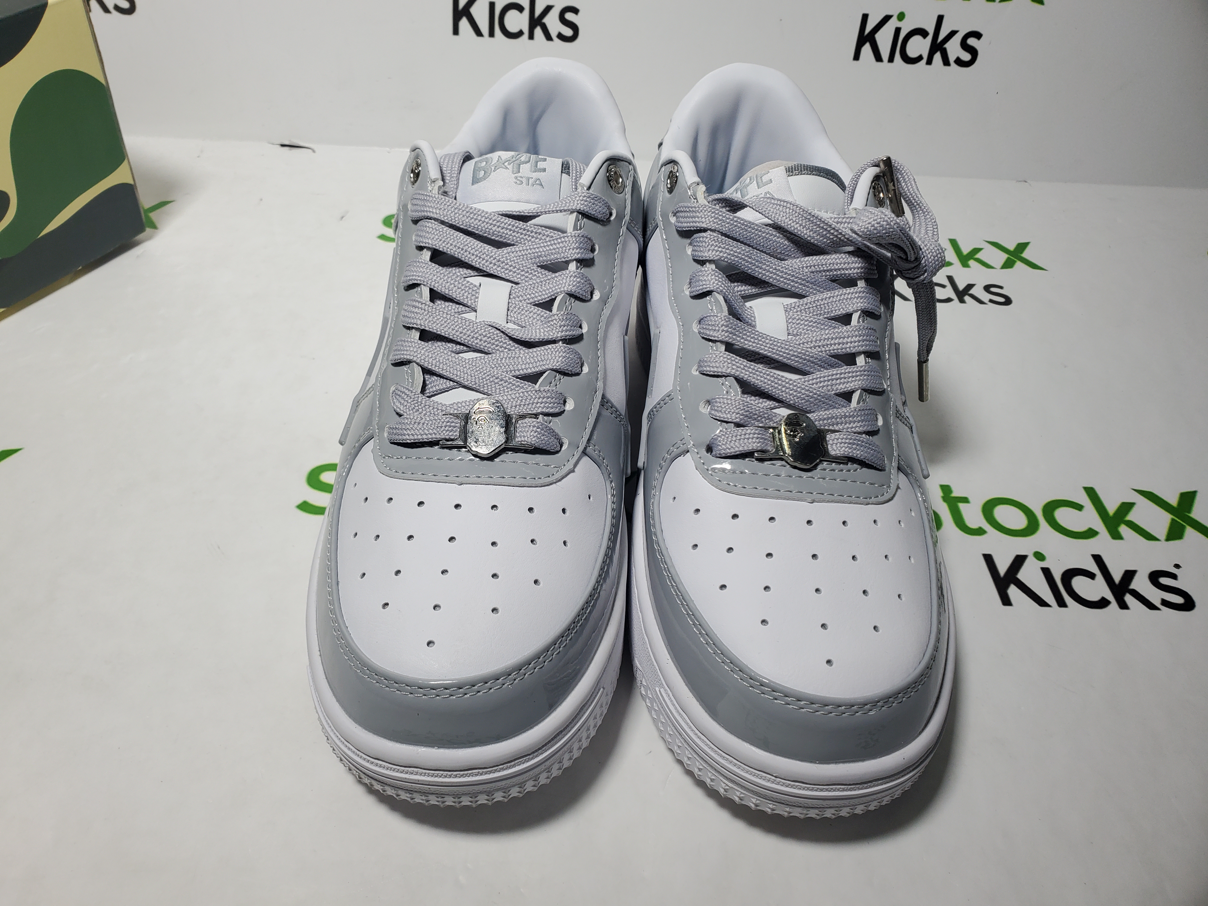 A BATHING APE Bape Sta White White Gray OZXSHMX91310N review Stockicks 04
