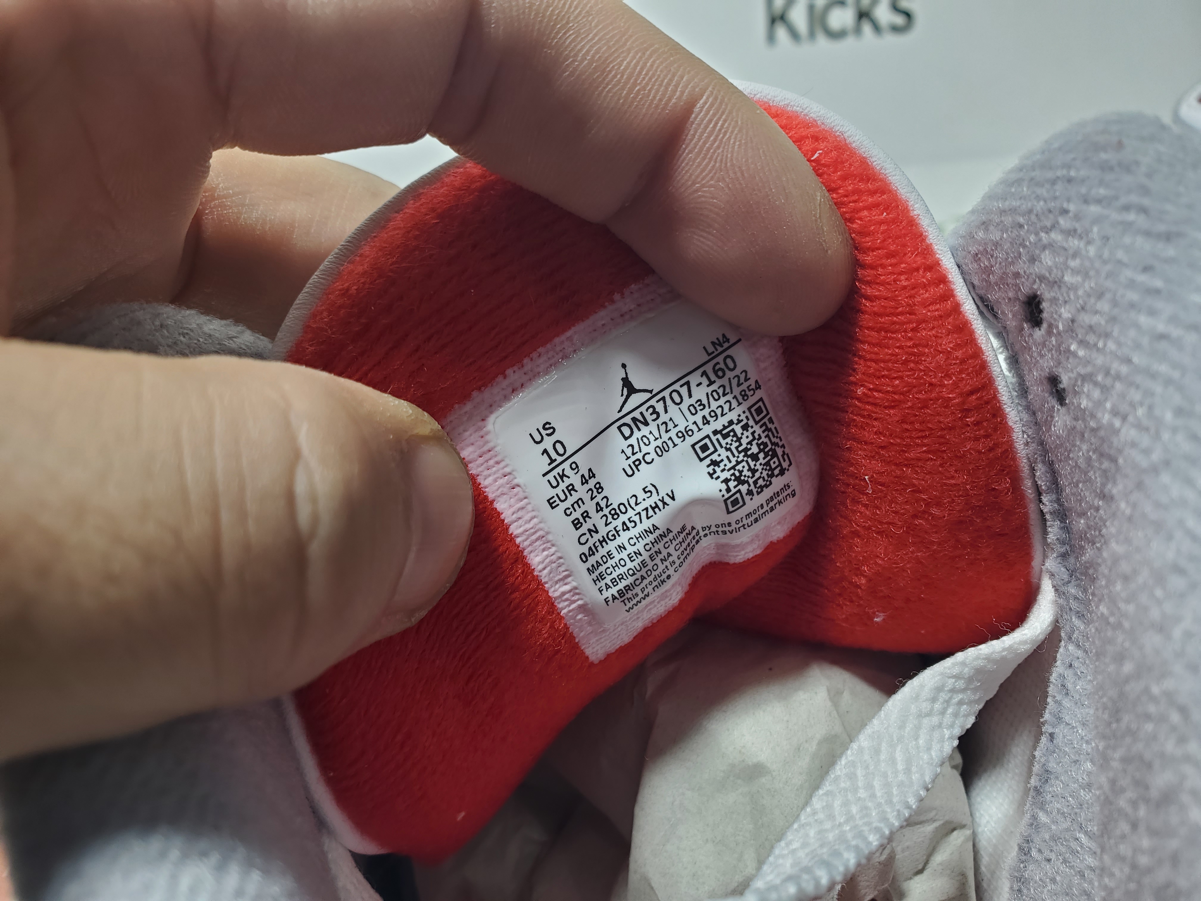 PK God Batch Air Jordan 3 Retro Fire Red (2022) DN3707-160 review Stockicks 06