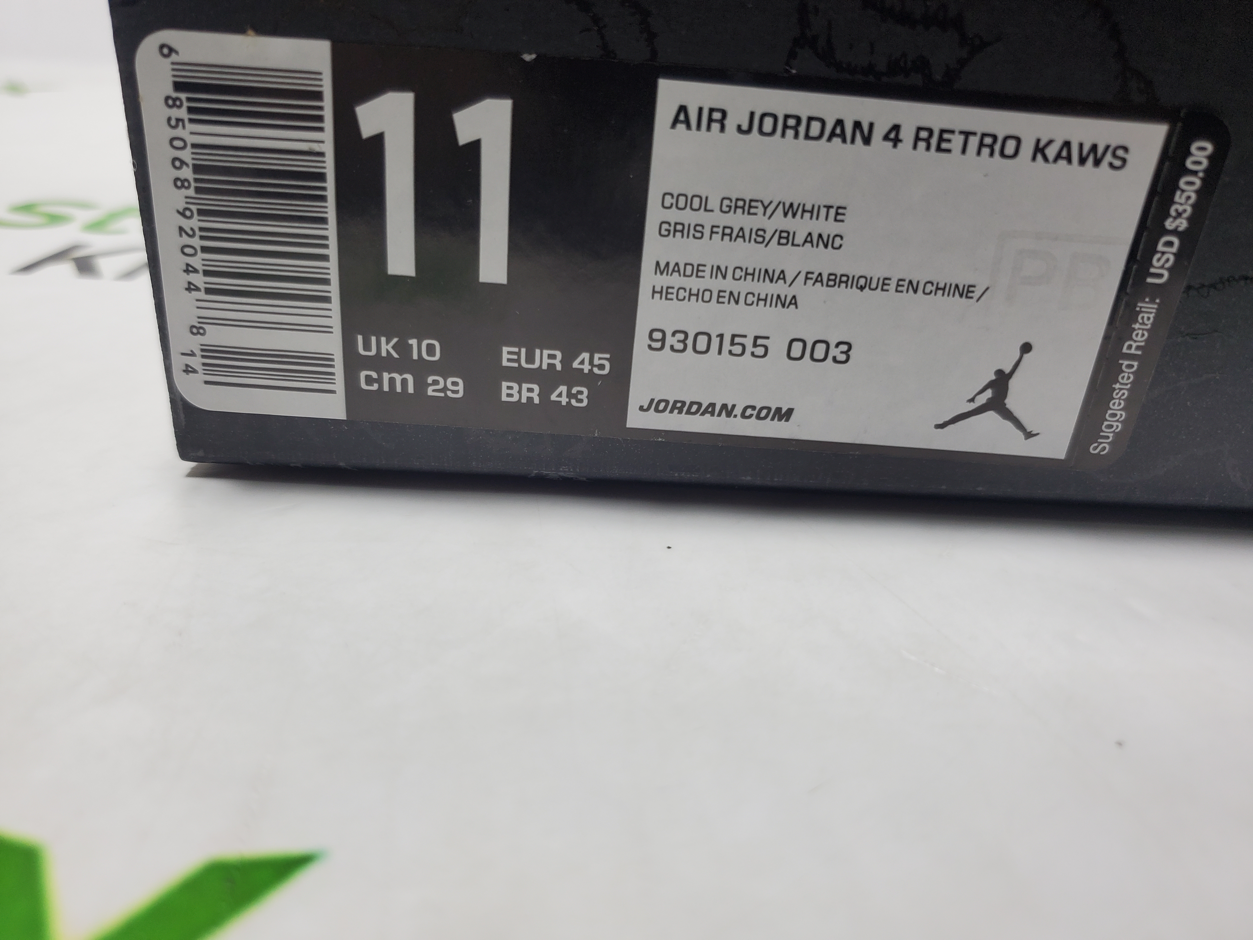 PK God Batch Air Jordan 4 Retro Kaws  930155-003 review Stockicks 00