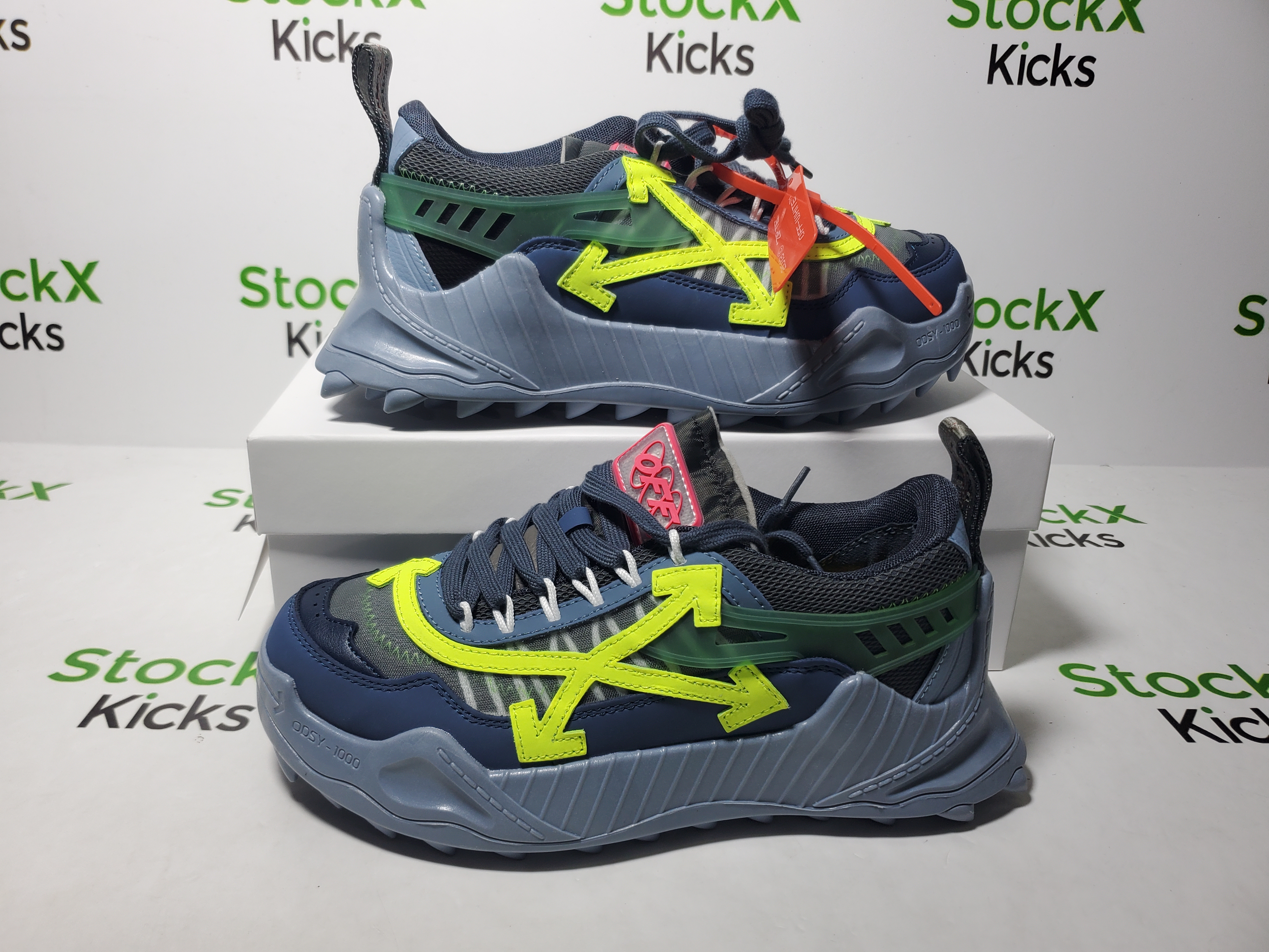 Off-White Odsy-1000 Blue Yellow SS20 OMIA139S 2080004 23062 review Stockicks 01