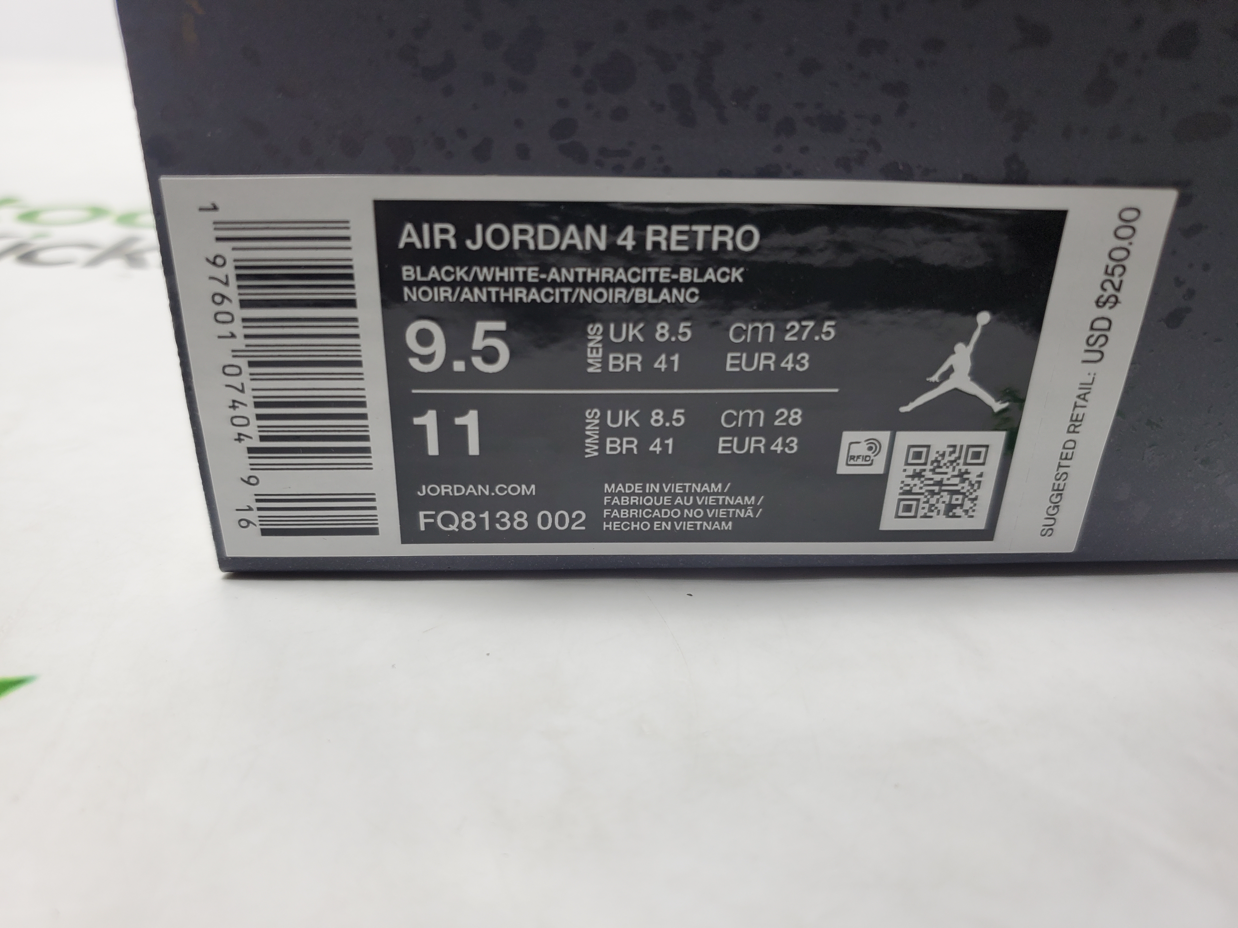 PK God Batch Air Jordan 4 Retro Fear Pack 626969-030 review Stockicks 00