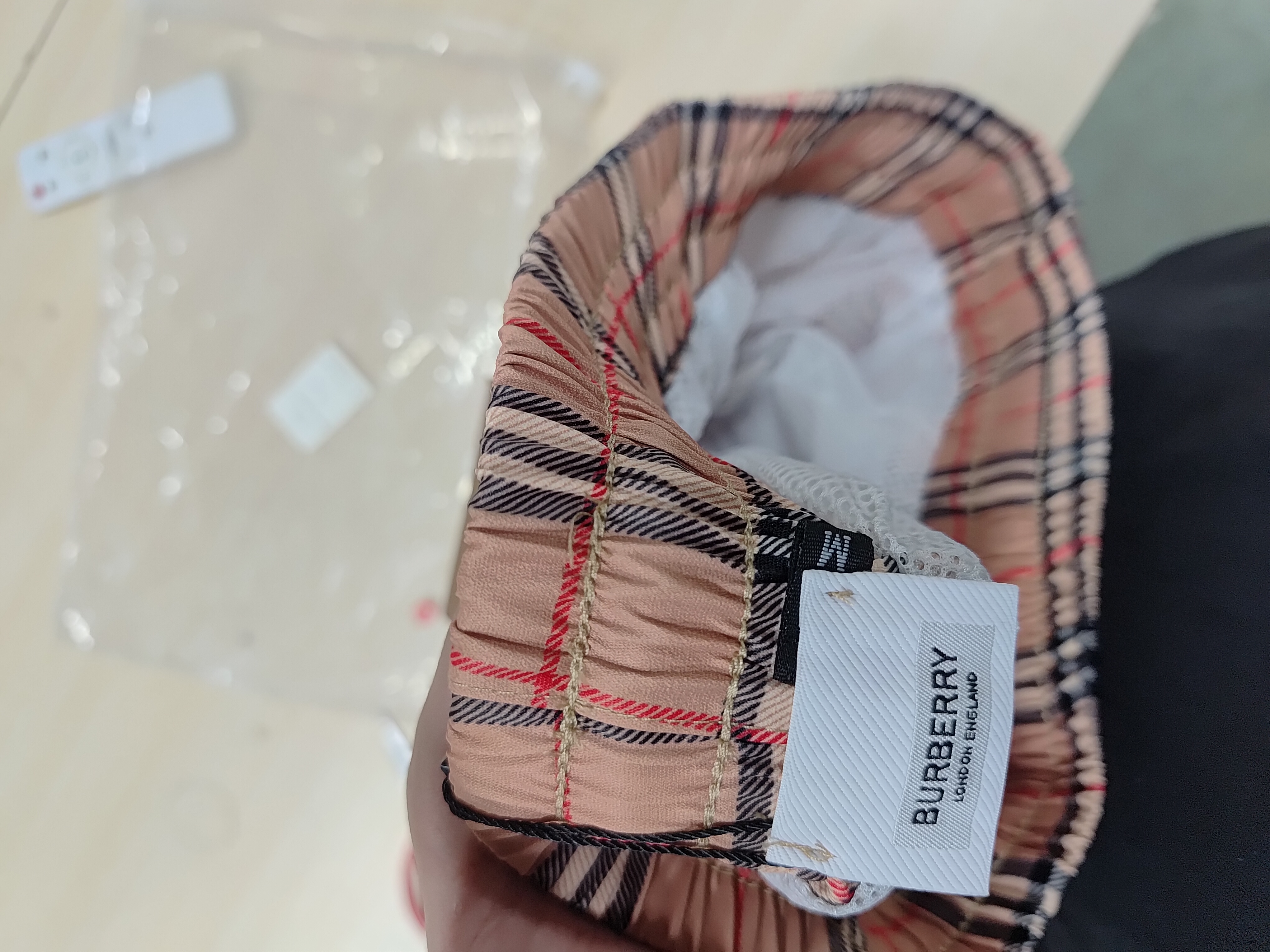 Burberry Check Swim Shorts Archive Beige CK AA9PB review Stockicks 00