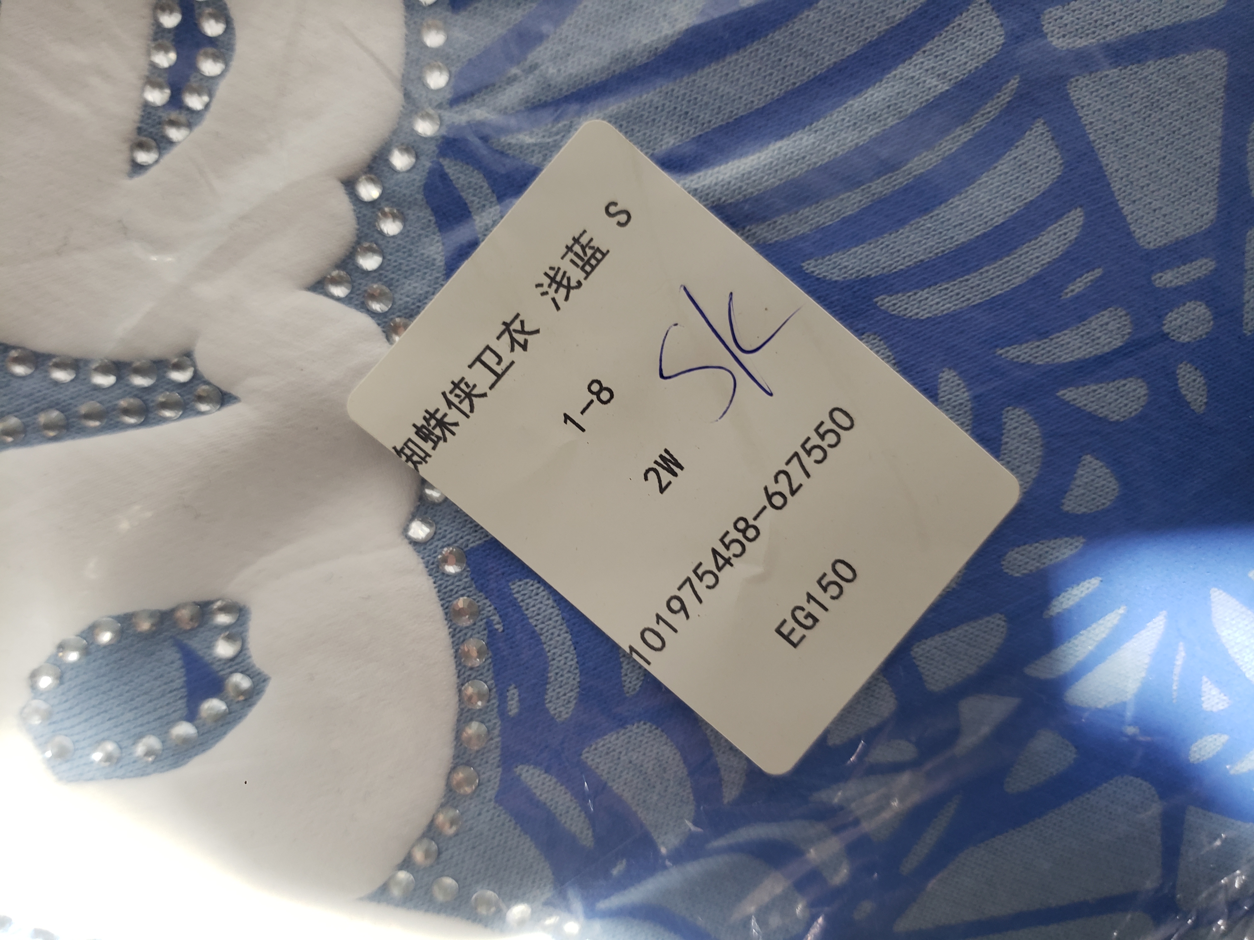 Sp5der Web Hoodie Blue review Stockicks 00