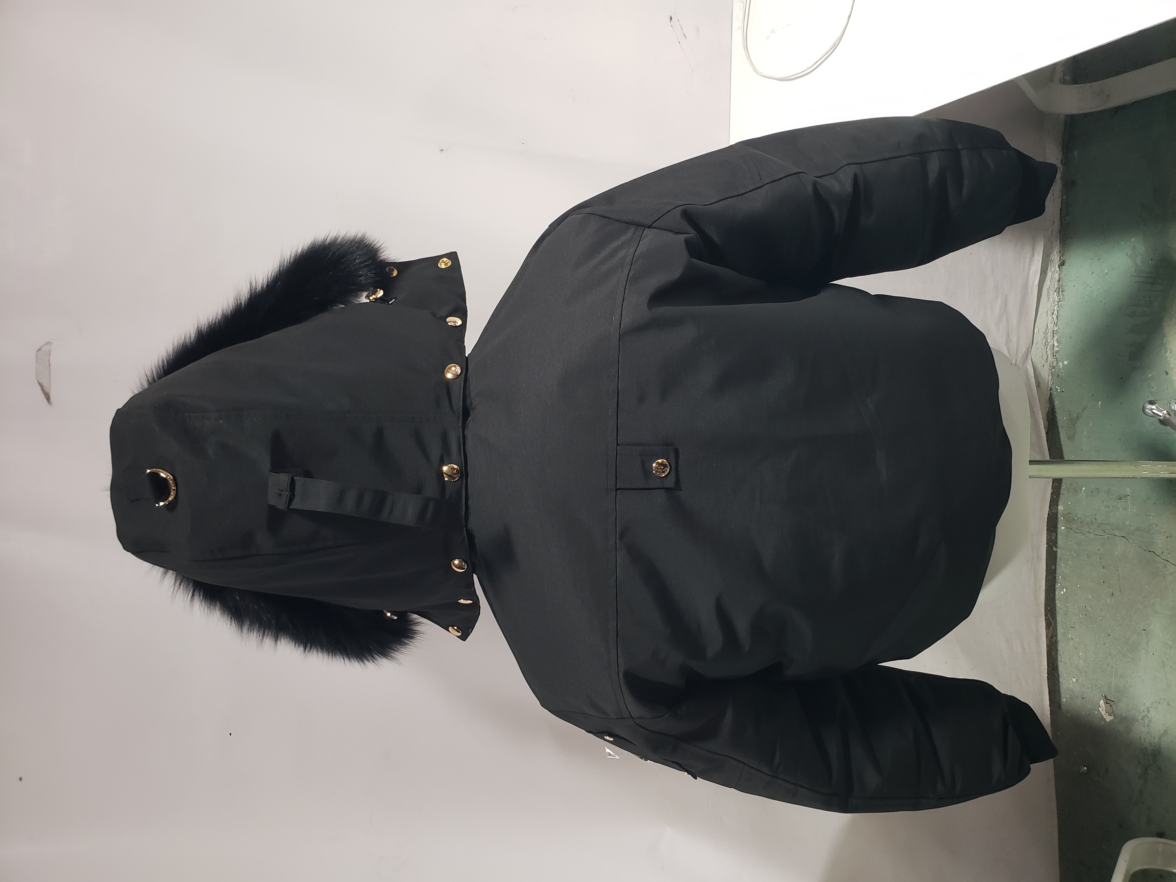 Moose Knuckles Short Bomber Jacket With A Pom-Pom #03-Black review Stockicks 05