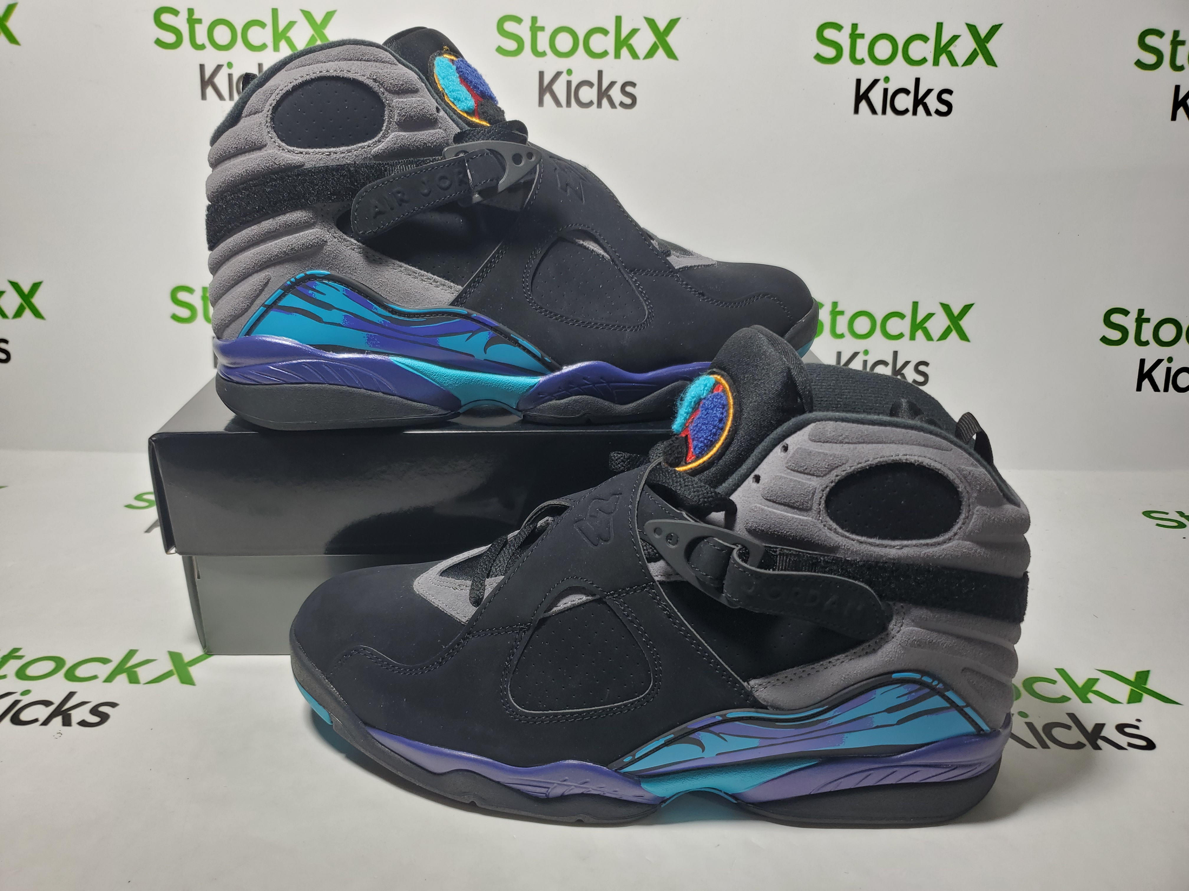 PK God Batch Air Jordan 8 Retro Aqua 305381-025 review Stockicks 01
