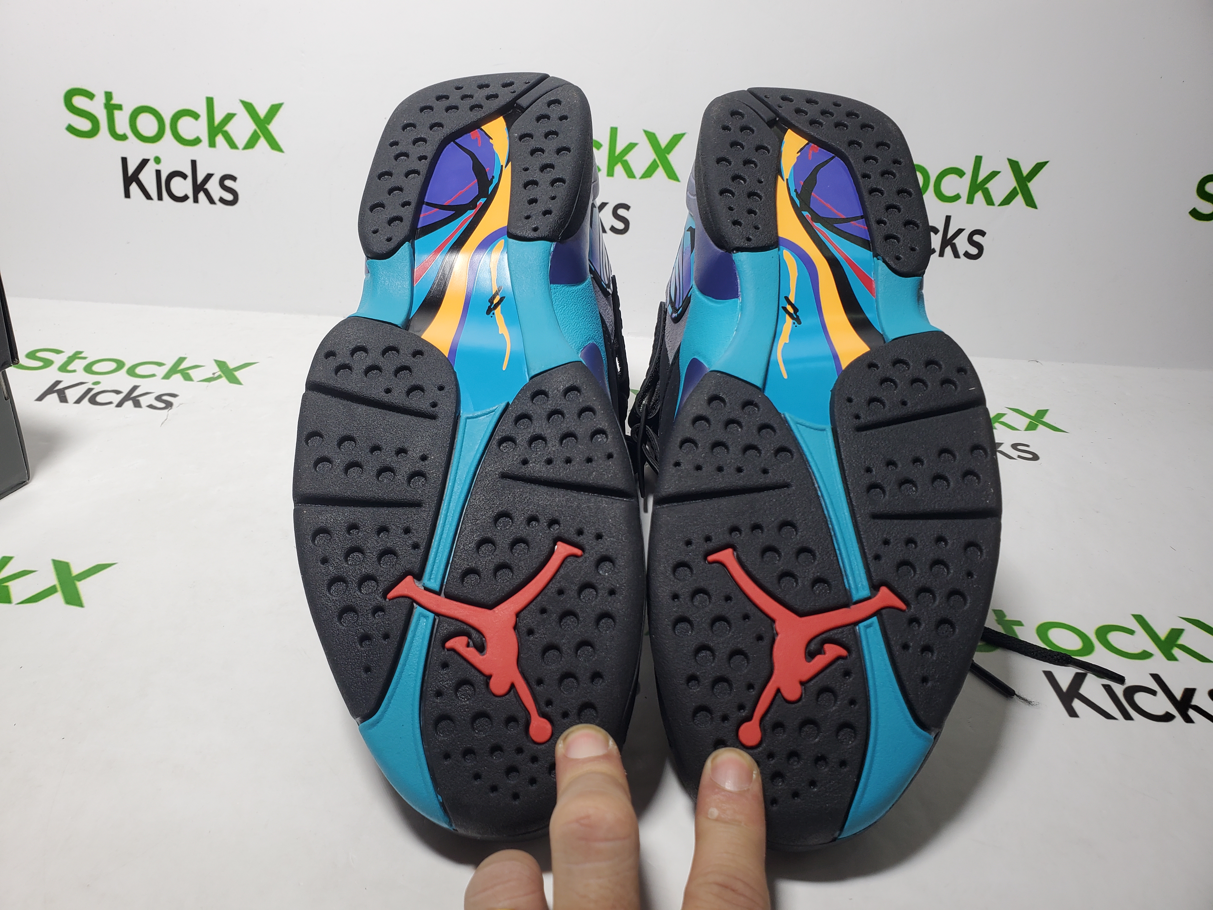 PK God Batch Air Jordan 8 Retro Aqua 305381-025 review Stockicks 05