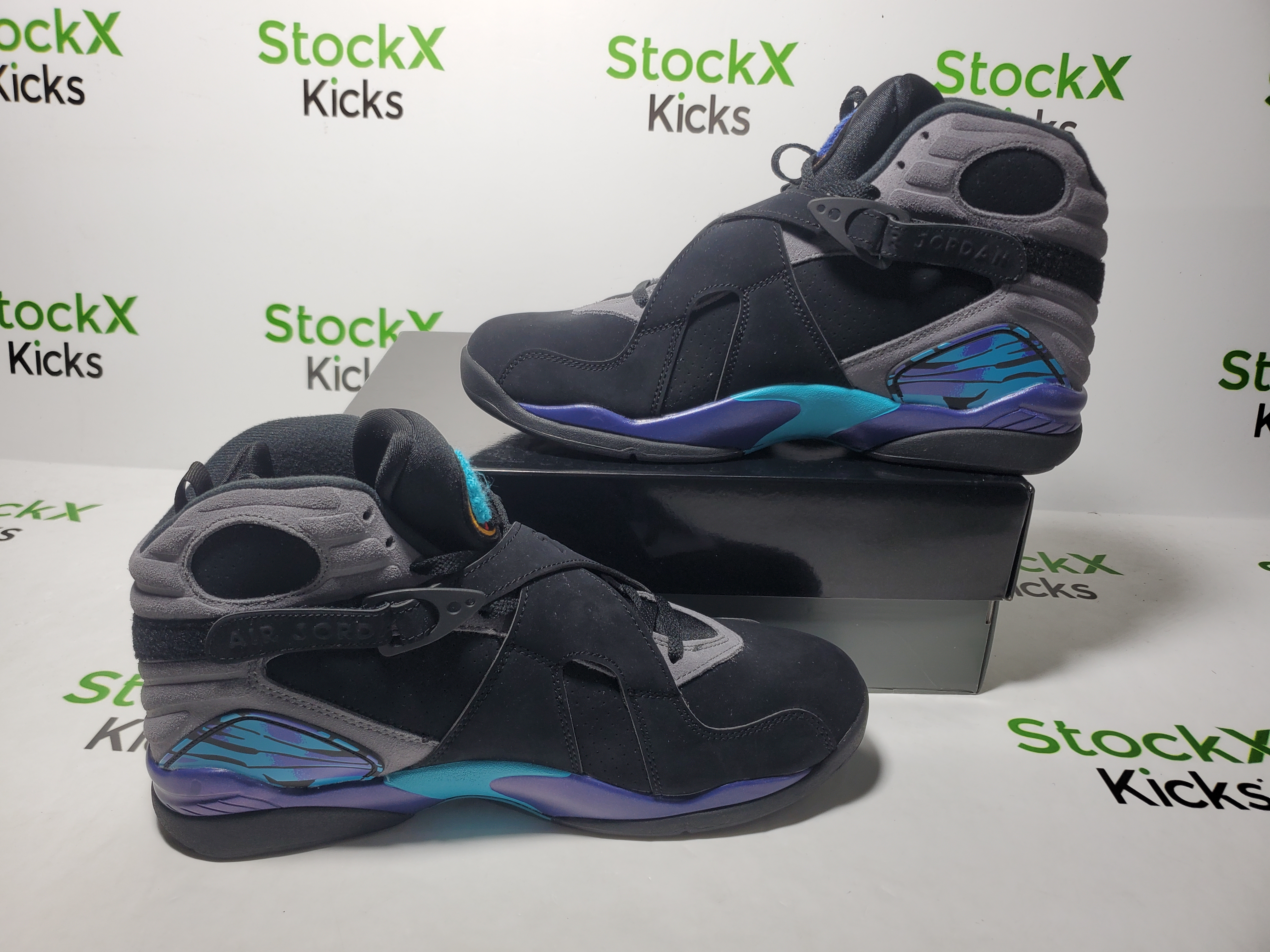 PK God Batch Air Jordan 8 Retro Aqua 305381-025 review Stockicks 02