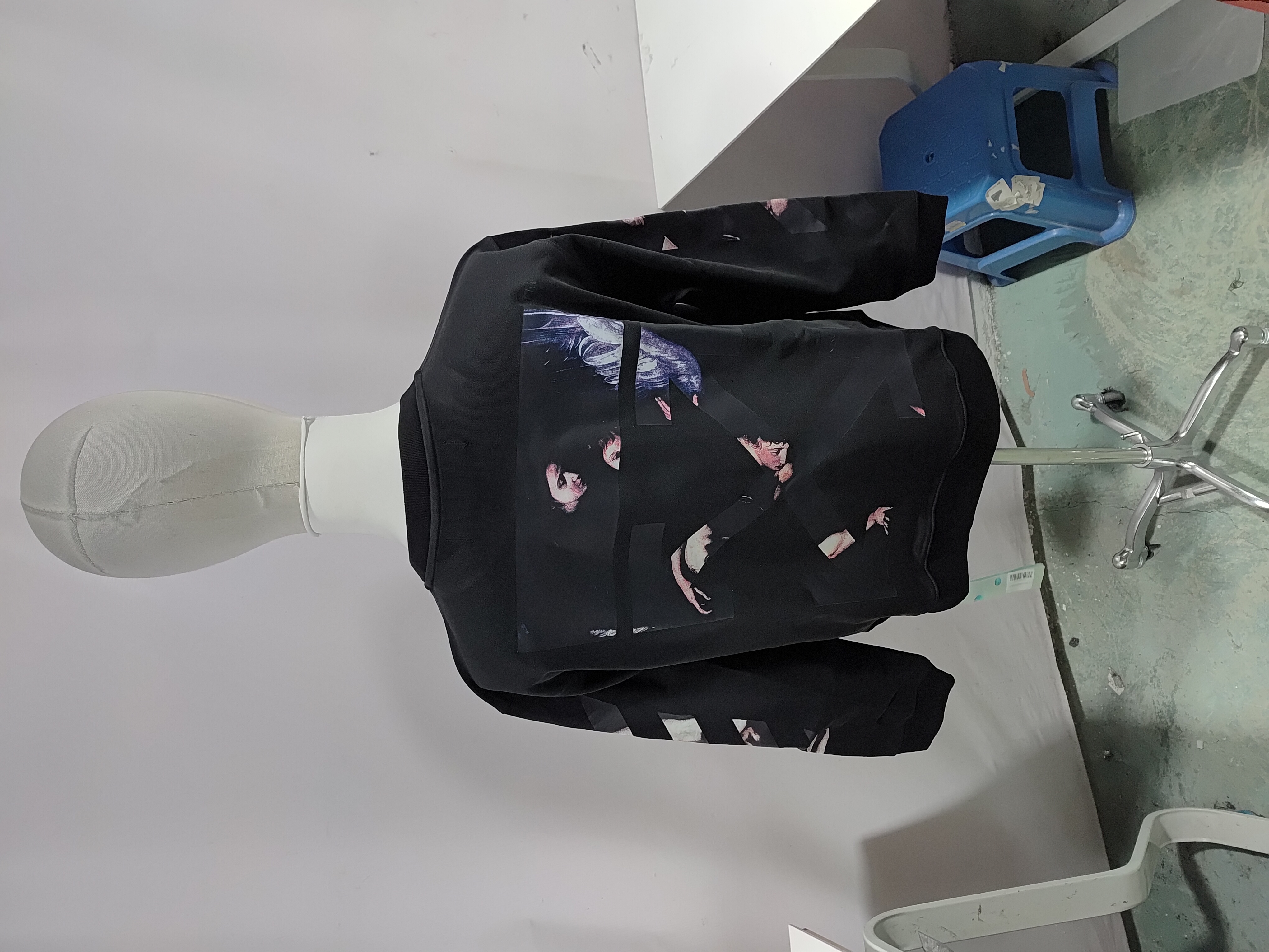 OFF WHITE Angel religious crew neck sweatshirt P95 review Stockicks 00