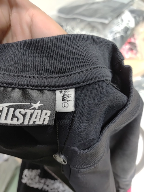 Hellstar Christ Long-Sleeve Washed Black T-Shirt D3102 Old Brick Red review 