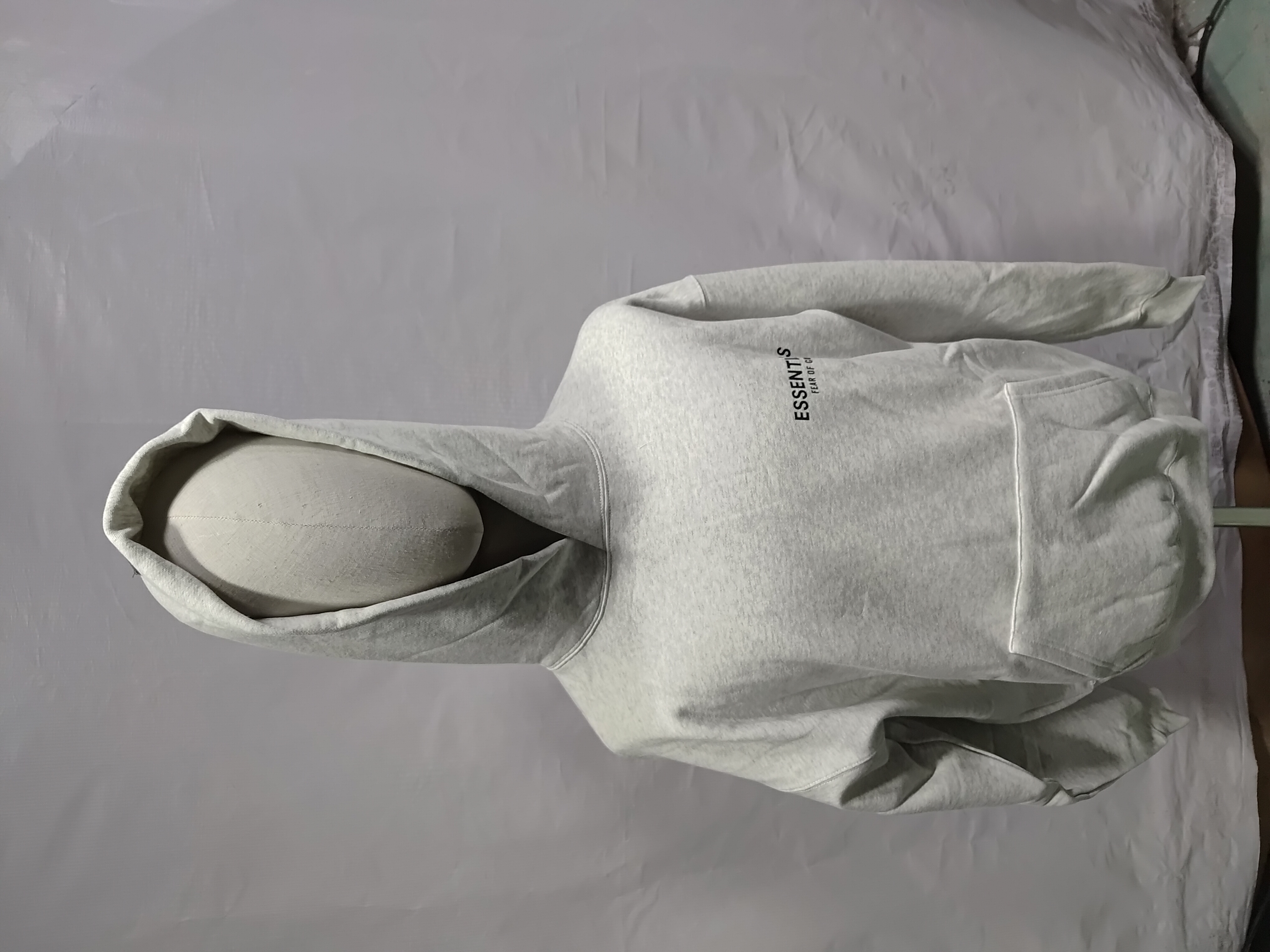 Fear of God Essentials Hoodie Light Oatmeal 192BT212112F review Stockicks 02