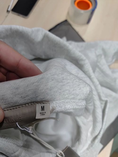 Fear of God Essentials Hoodie Light Oatmeal 192BT212112F review 