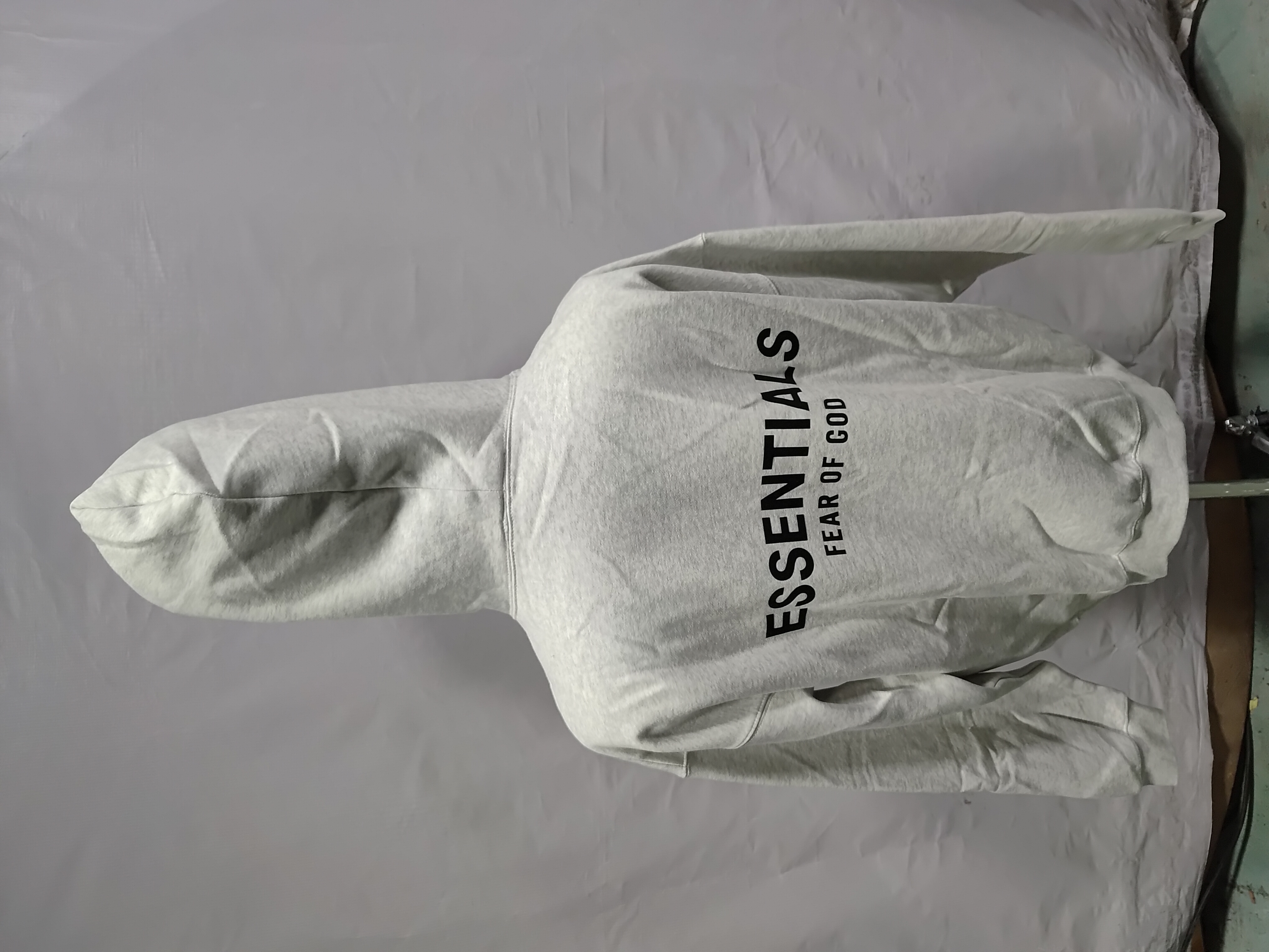 Fear of God Essentials Hoodie Light Oatmeal 192BT212112F review Stockicks 04
