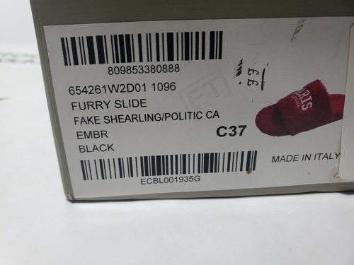 Balenciaga Cities Paris Furry Slide Bright Red review 