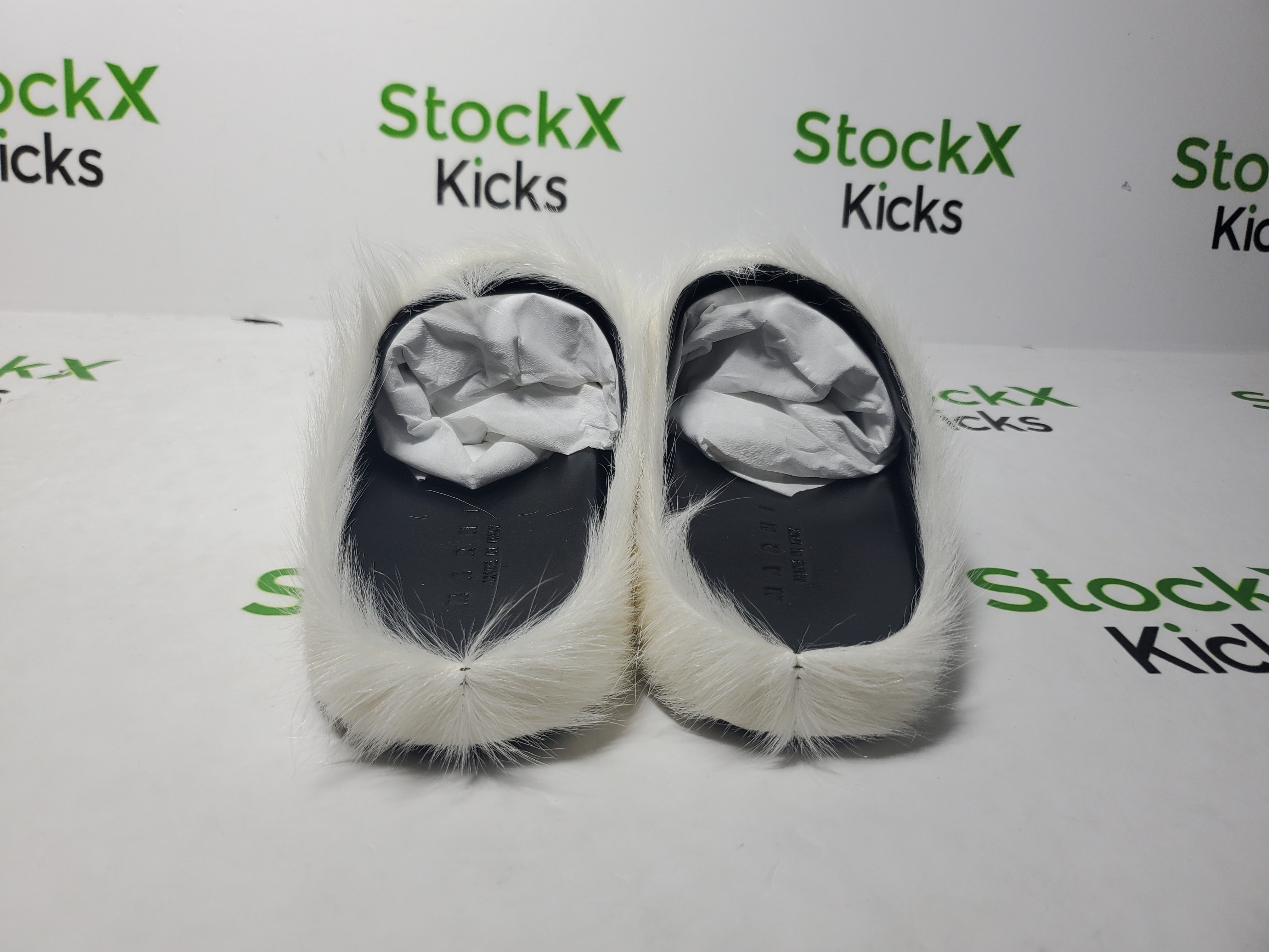  Marni Long-hair Calfskin Fussbett Sabot Grey SBMR000600P412200N15 review Stockicks 03