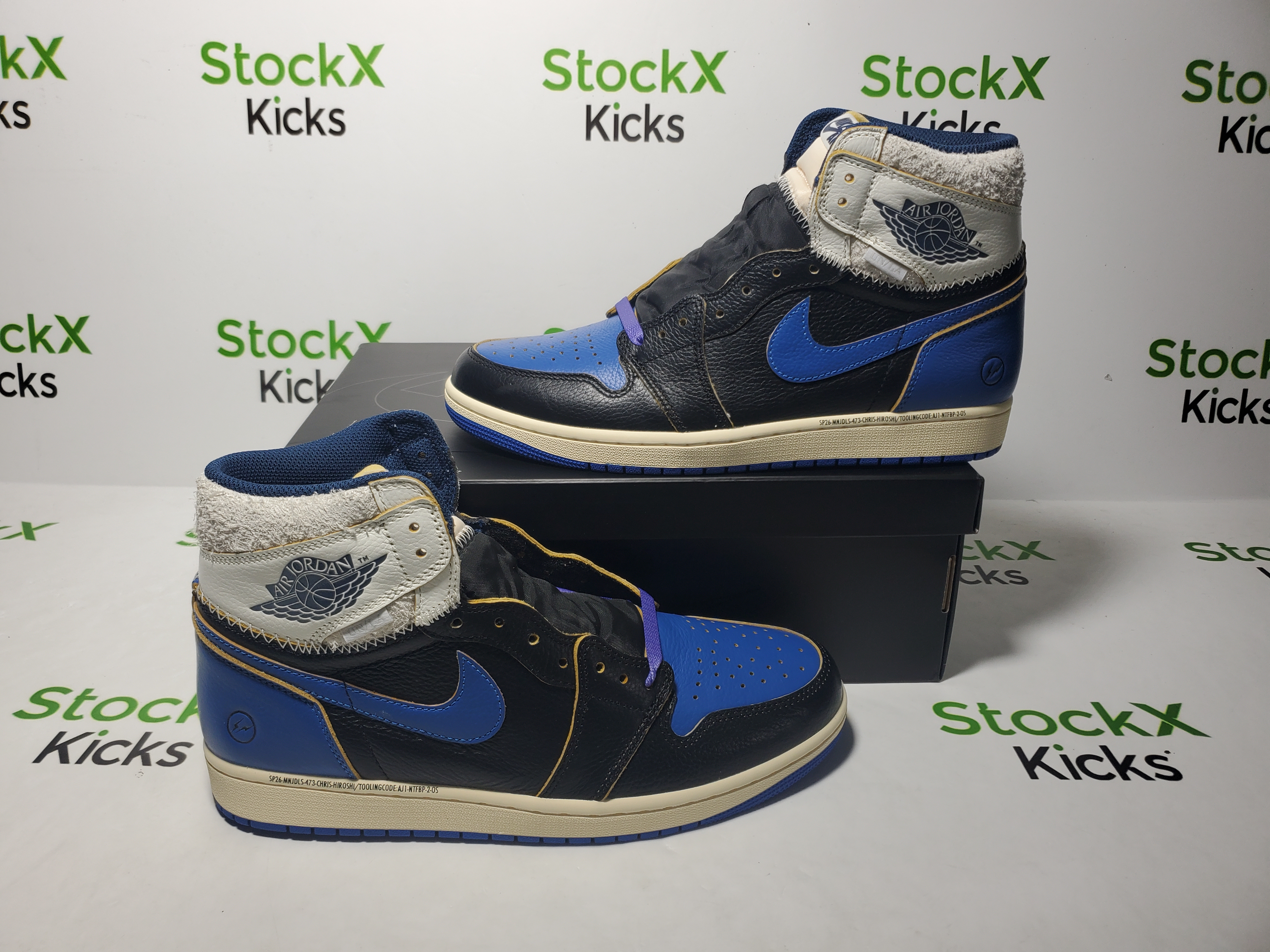 PK God Batch Fragment Design x Union LA x Air Jordan 1 Retro High OG 'Sport Royal IO7847-001 review Stockicks 02