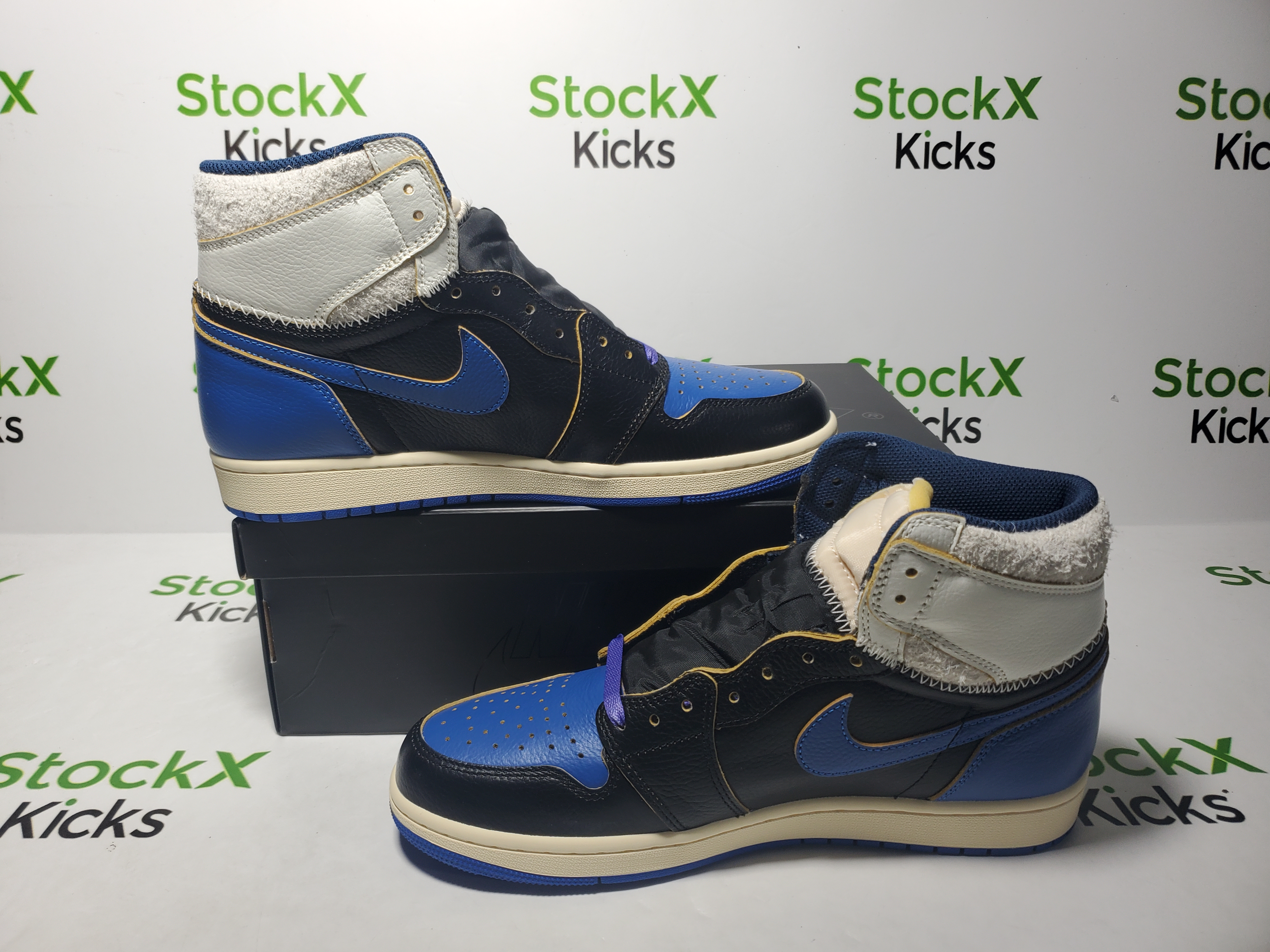 PK God Batch Fragment Design x Union LA x Air Jordan 1 Retro High OG 'Sport Royal IO7847-001 review Stockicks 01