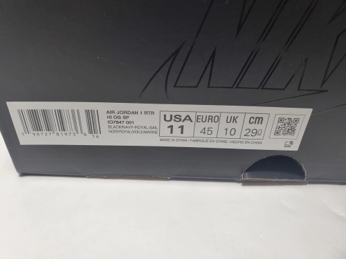 PK God Batch Fragment Design x Union LA x Air Jordan 1 Retro High OG 'Sport Royal IO7847-001 review 