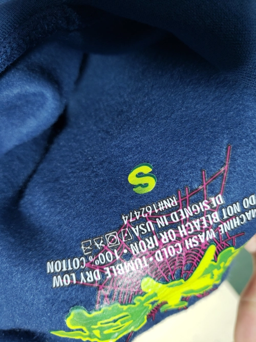 Sp5der Atlanta Hoodie Navy review 