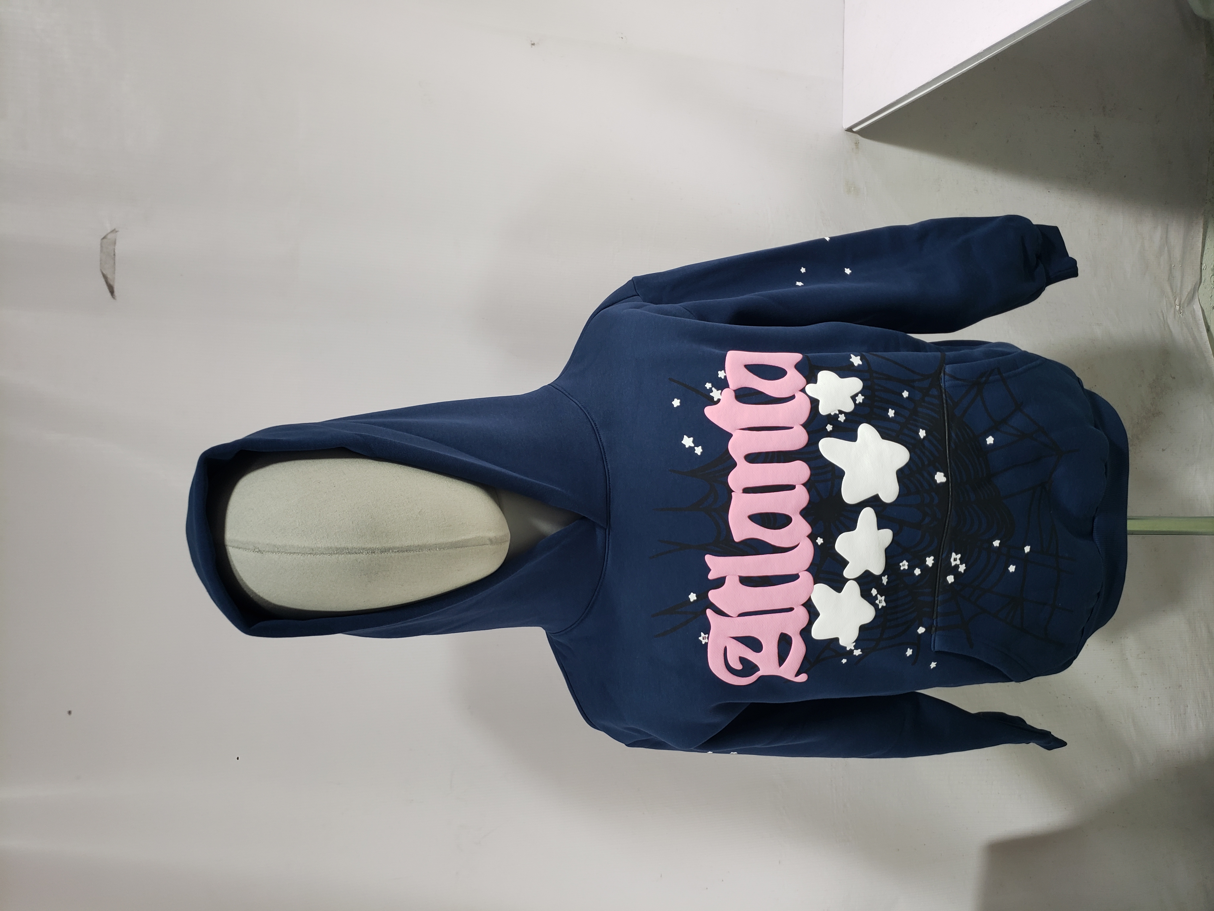 Sp5der Atlanta Hoodie Navy review Stockicks 01