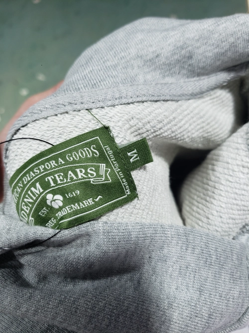 Denim Tears The Cotton Wreath Sweatshirt Grey Hoodie review 