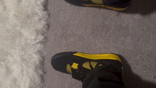 PK God Batch Air Jordan 4 Retro Thunder DH6927-017 review 