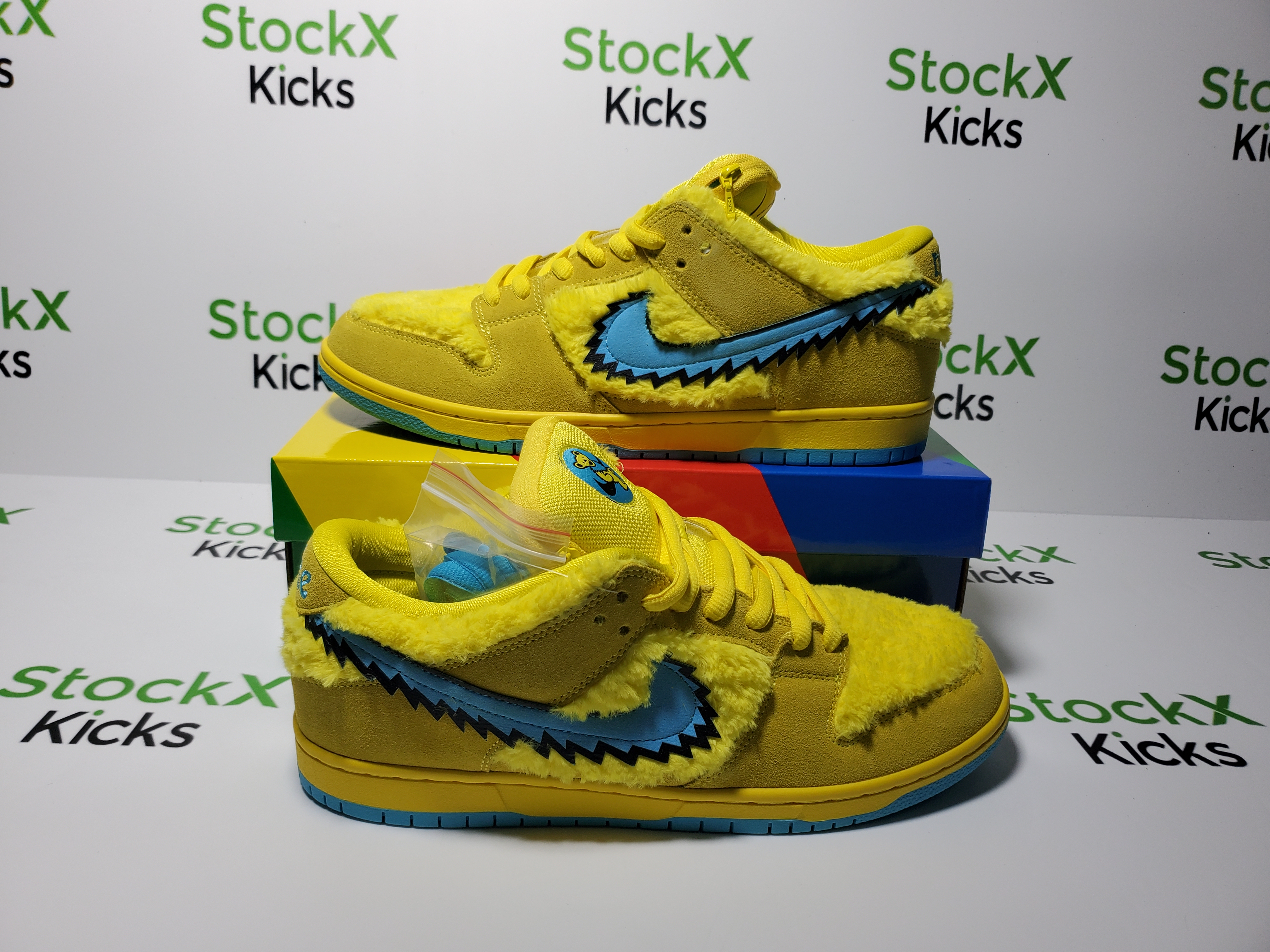 PK God Batch Nike SB Dunk Low Grateful Dead Bears Opti Yellow CJ5378-700 review Stockicks 01