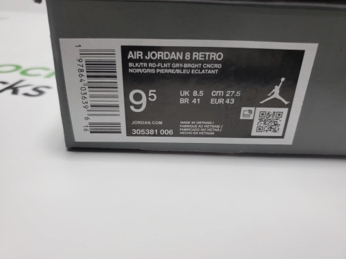 PK God Batch Air Jordan 8 Retro 'Aqua' 2025 305381-006 review 