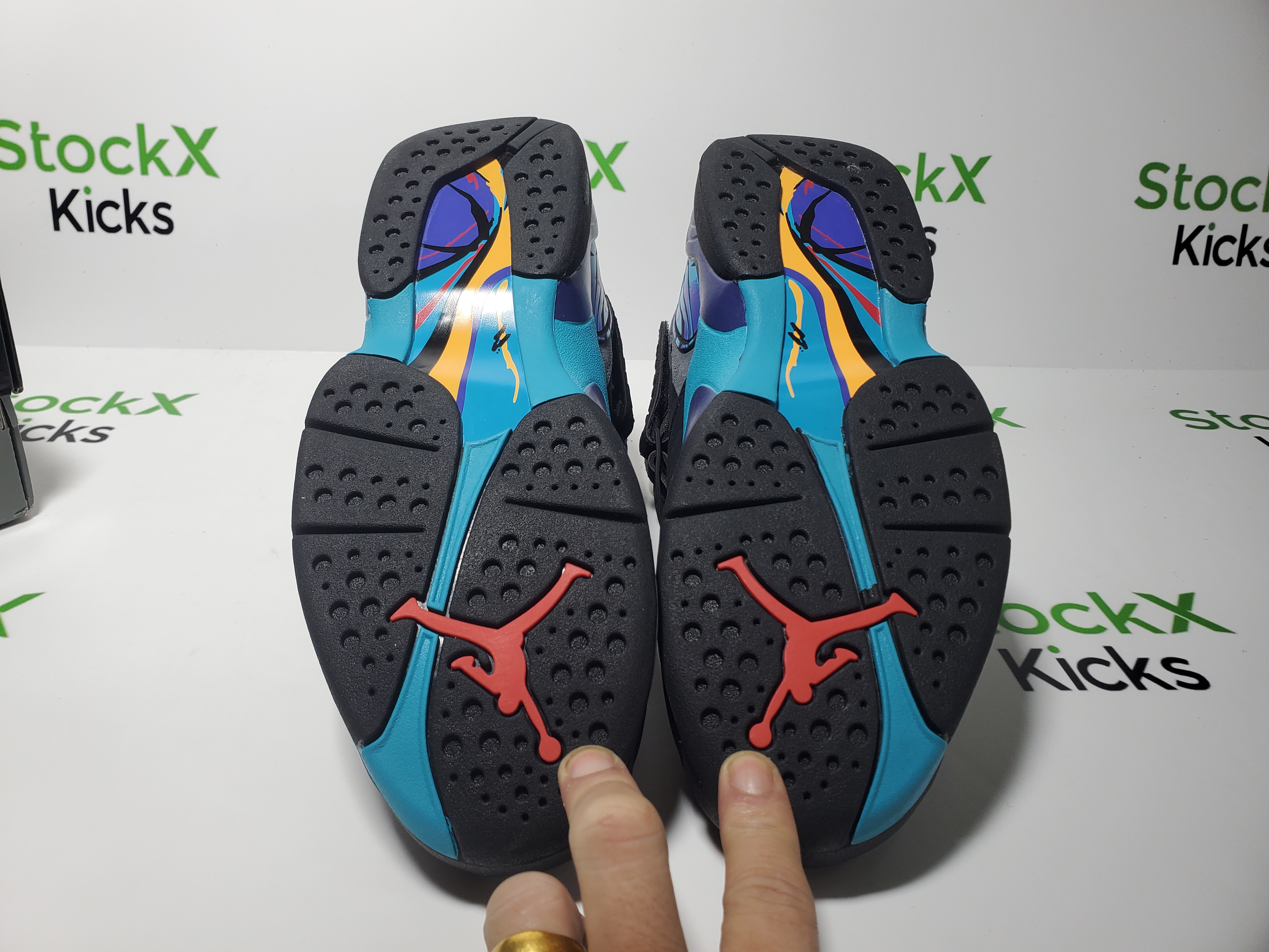 PK God Batch Air Jordan 8 Retro 'Aqua' 2025 305381-006 review Stockicks 05