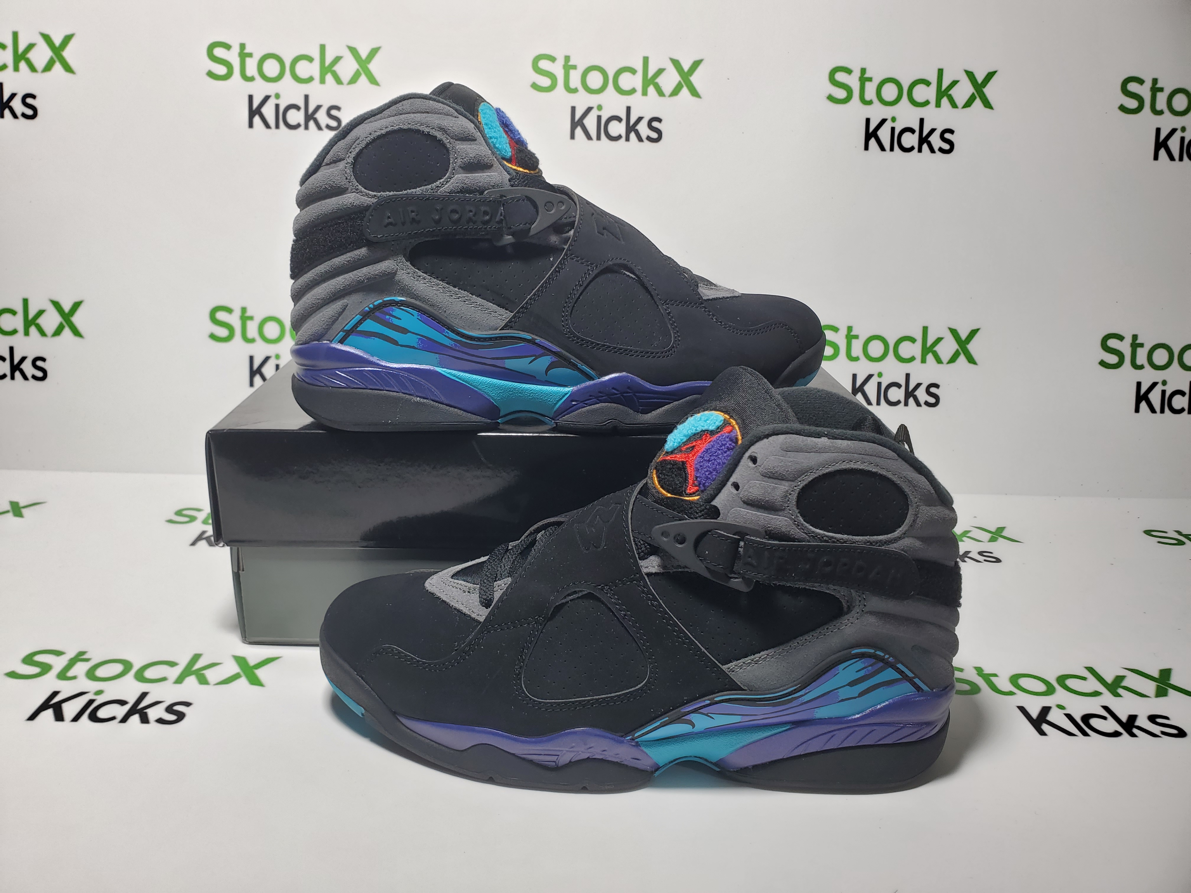 PK God Batch Air Jordan 8 Retro 'Aqua' 2025 305381-006 review Stockicks 01