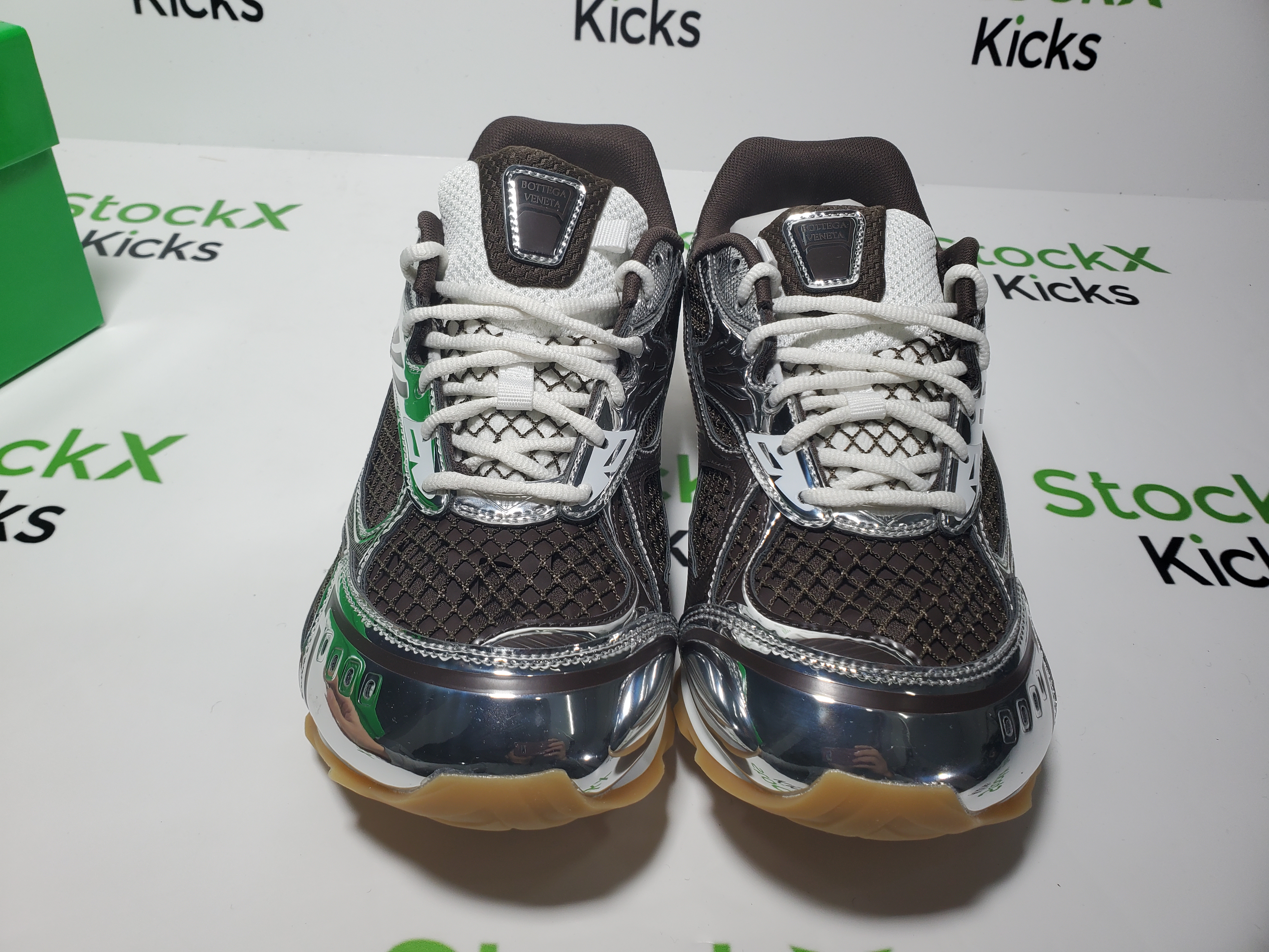 Bottega Veneta Orbit Brown Silver review Stockicks 04