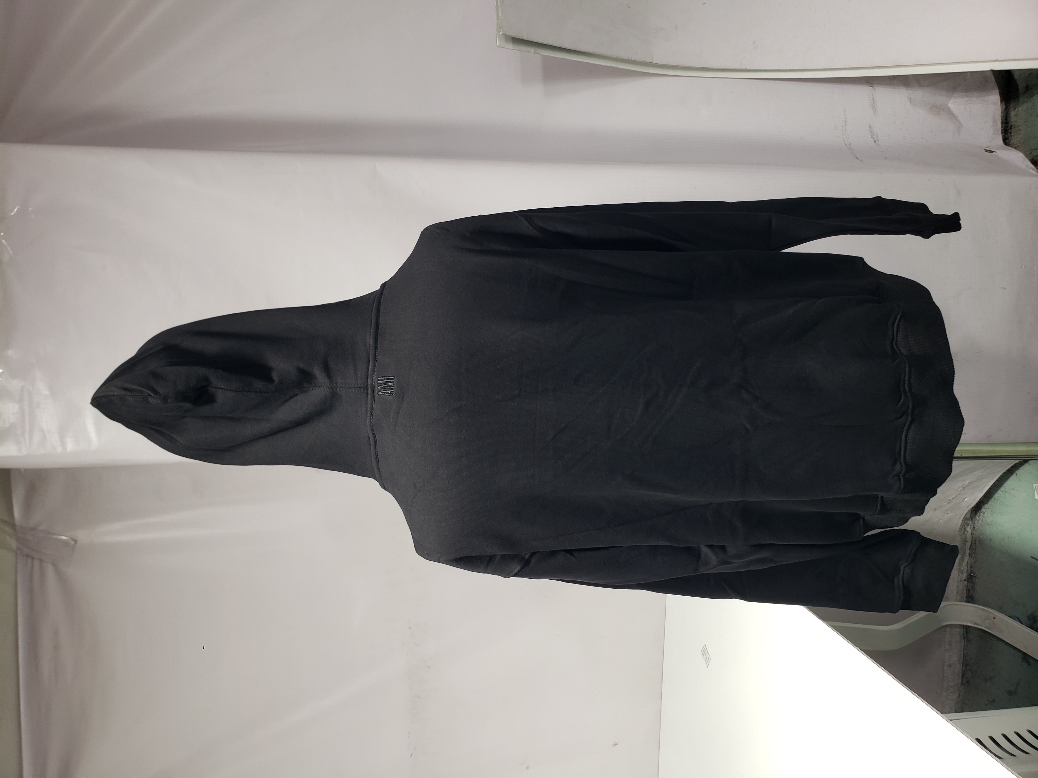 Ami Classic Heart Embroidered Zip-Up Jacket, New Early Fall Zip-Up Hoodie Black review Stockicks 05