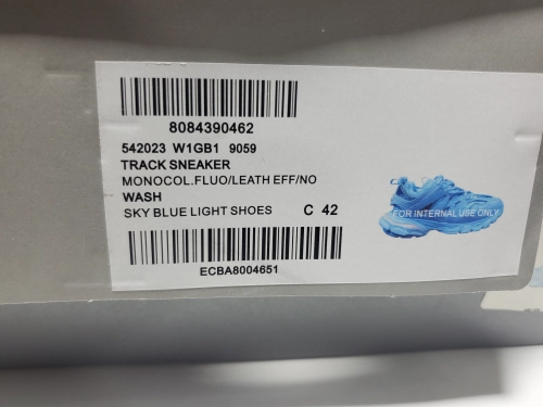 Balenciaga Track Tess Light Blue (LED) 542436 W2LA1 4800 review 