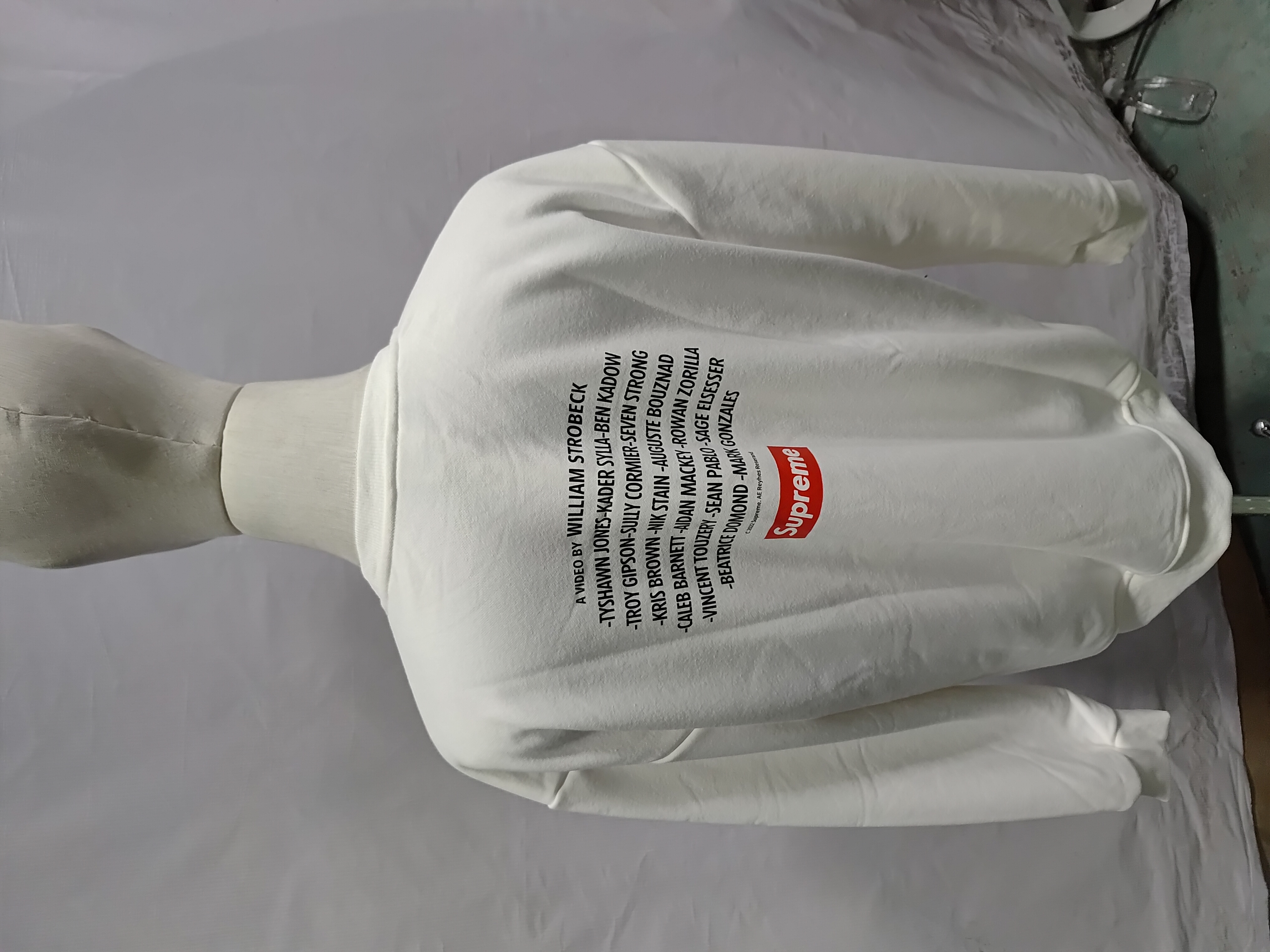 Supreme x Louis Vuitton Box Logo Tee White T Shirt review Stockicks 03