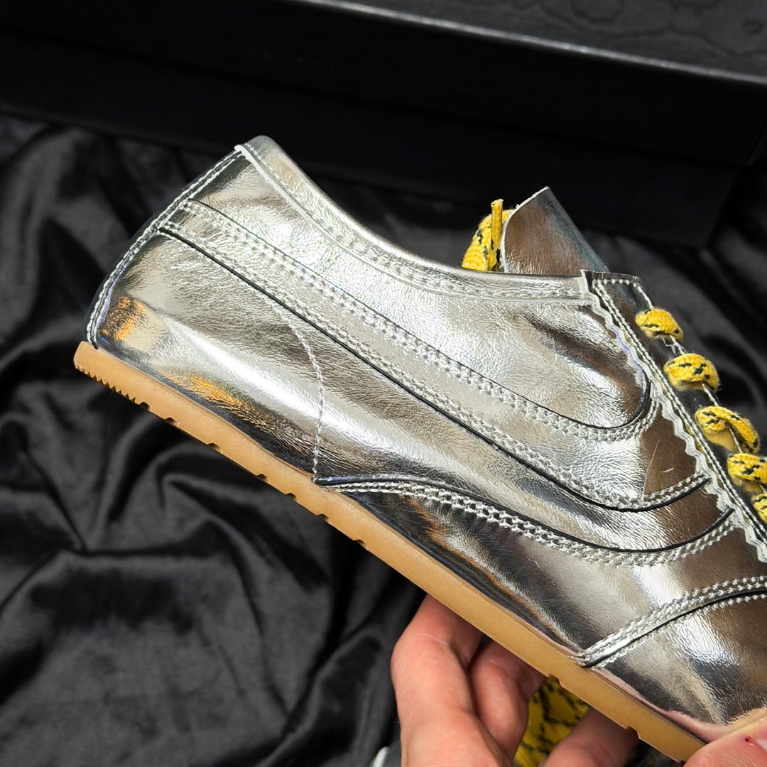 PK God Batch Dries Van Noten Suede Sneakers Liquid Silver review daty 03