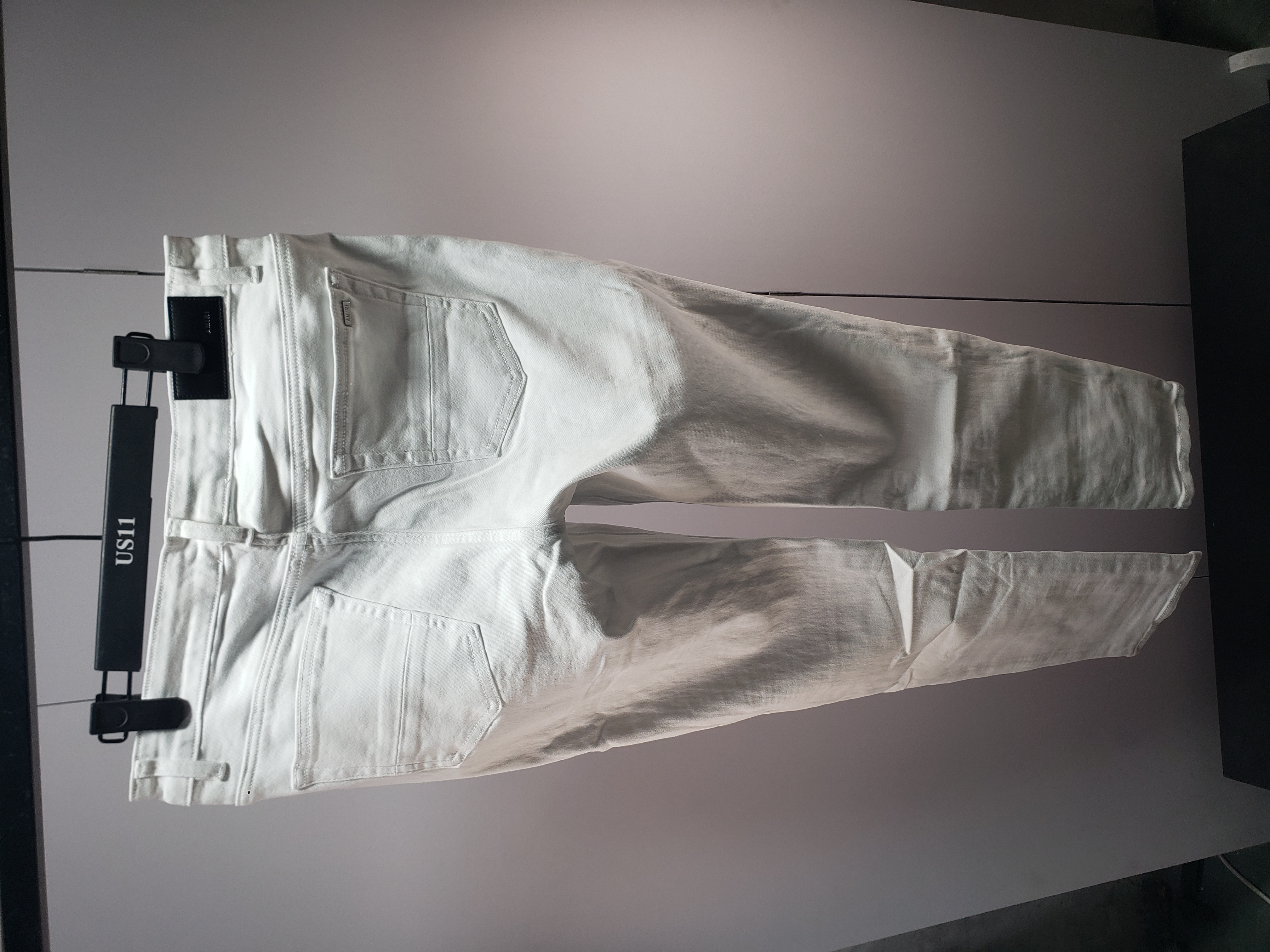 AMIRI White MX1 Jeans Distressing Throughout Skinny-fit Stretch Denim Jeans review Stockicks 04