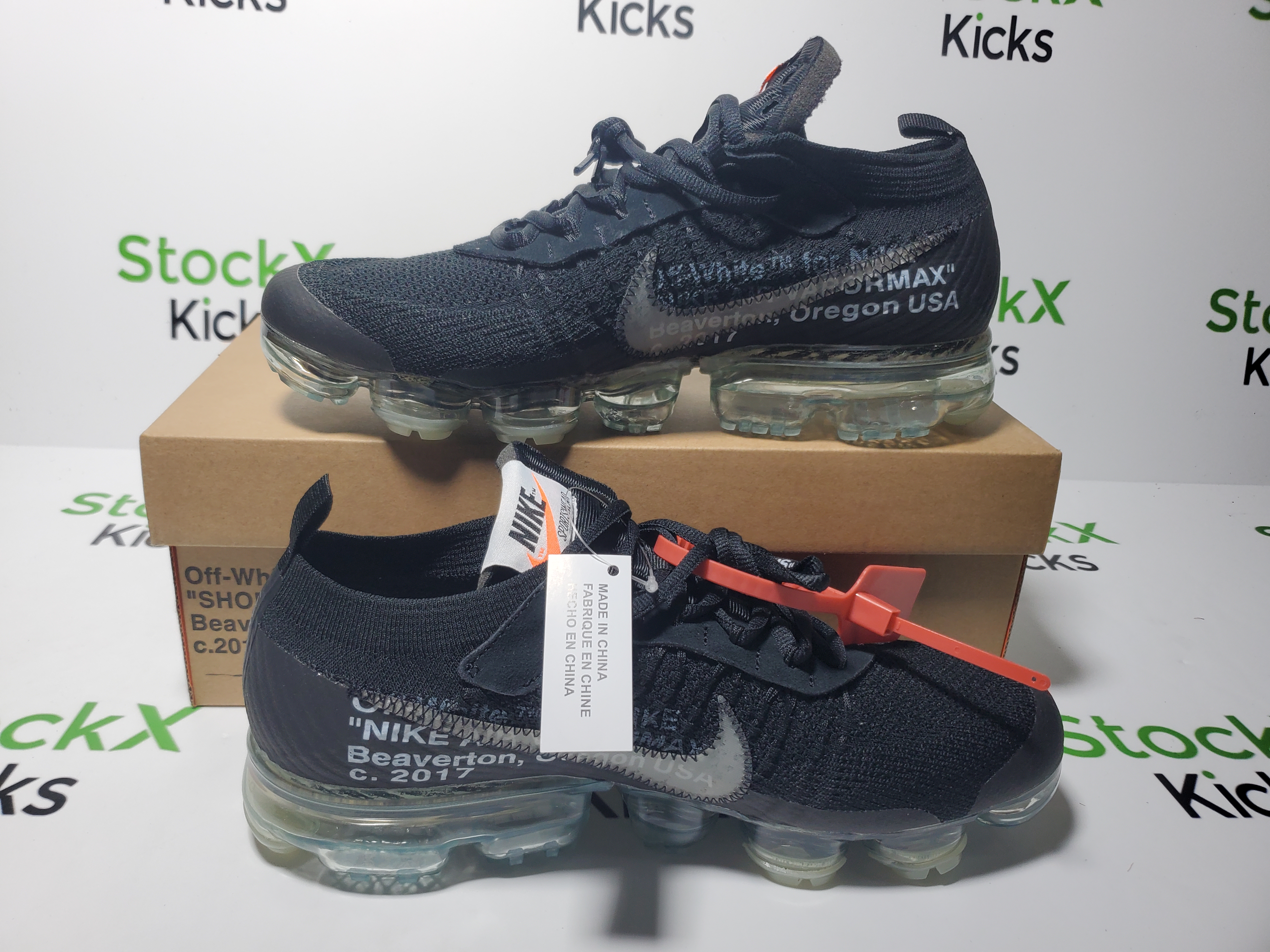 PK God Batch Air Max Nike Air Vapor Max Off-White Black AA3831-002 review Stockicks 02