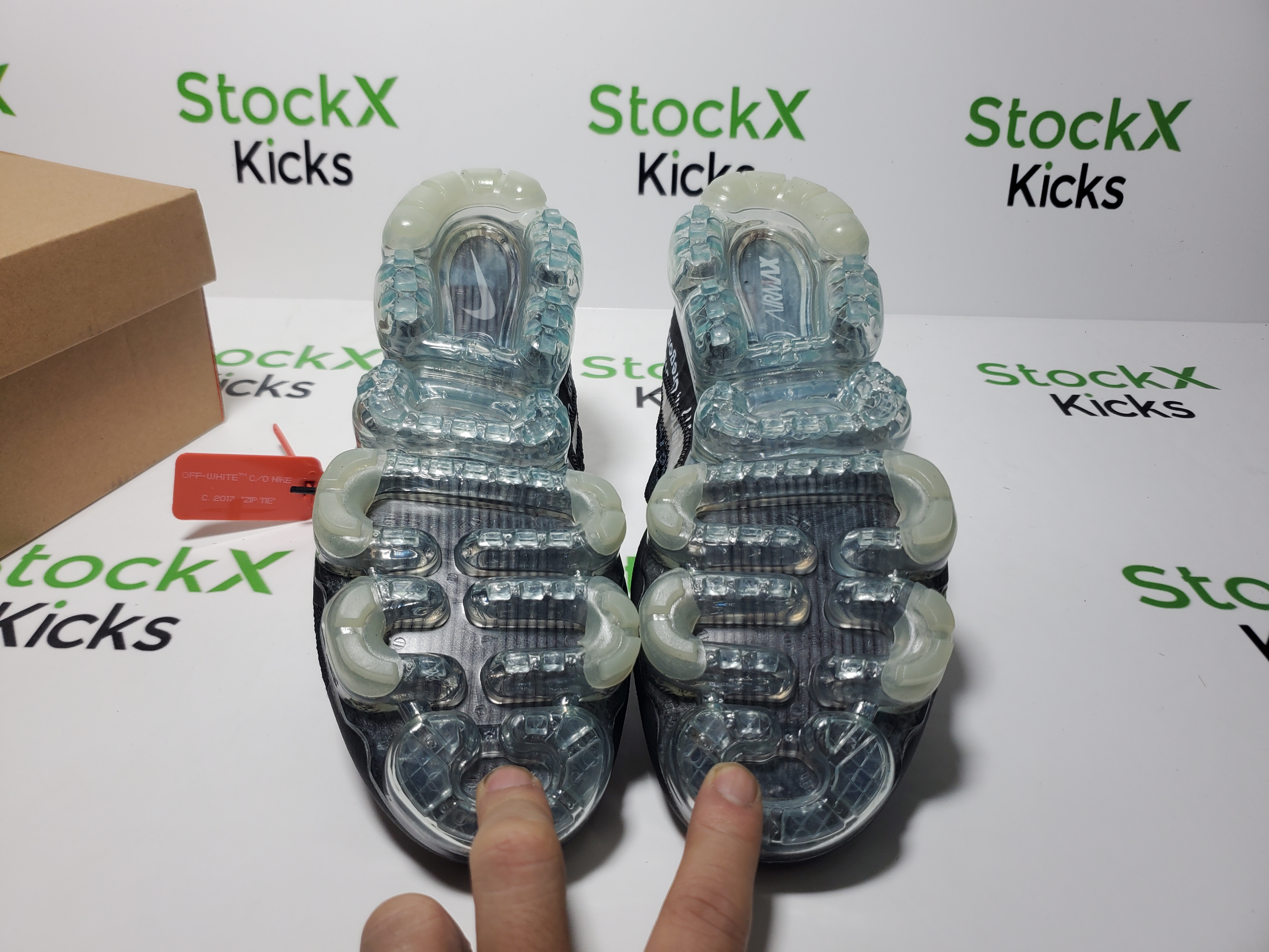 PK God Batch Air Max Nike Air Vapor Max Off-White Black AA3831-002 review Stockicks 05