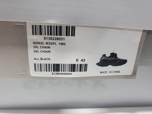 Balenciaga 3XL Sneaker Chain Black 825622W3XPL1882 review 