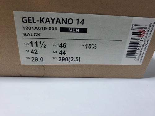 Asics Gel Kayano 14 'Black Pure Silver' 1201A019-006 review 